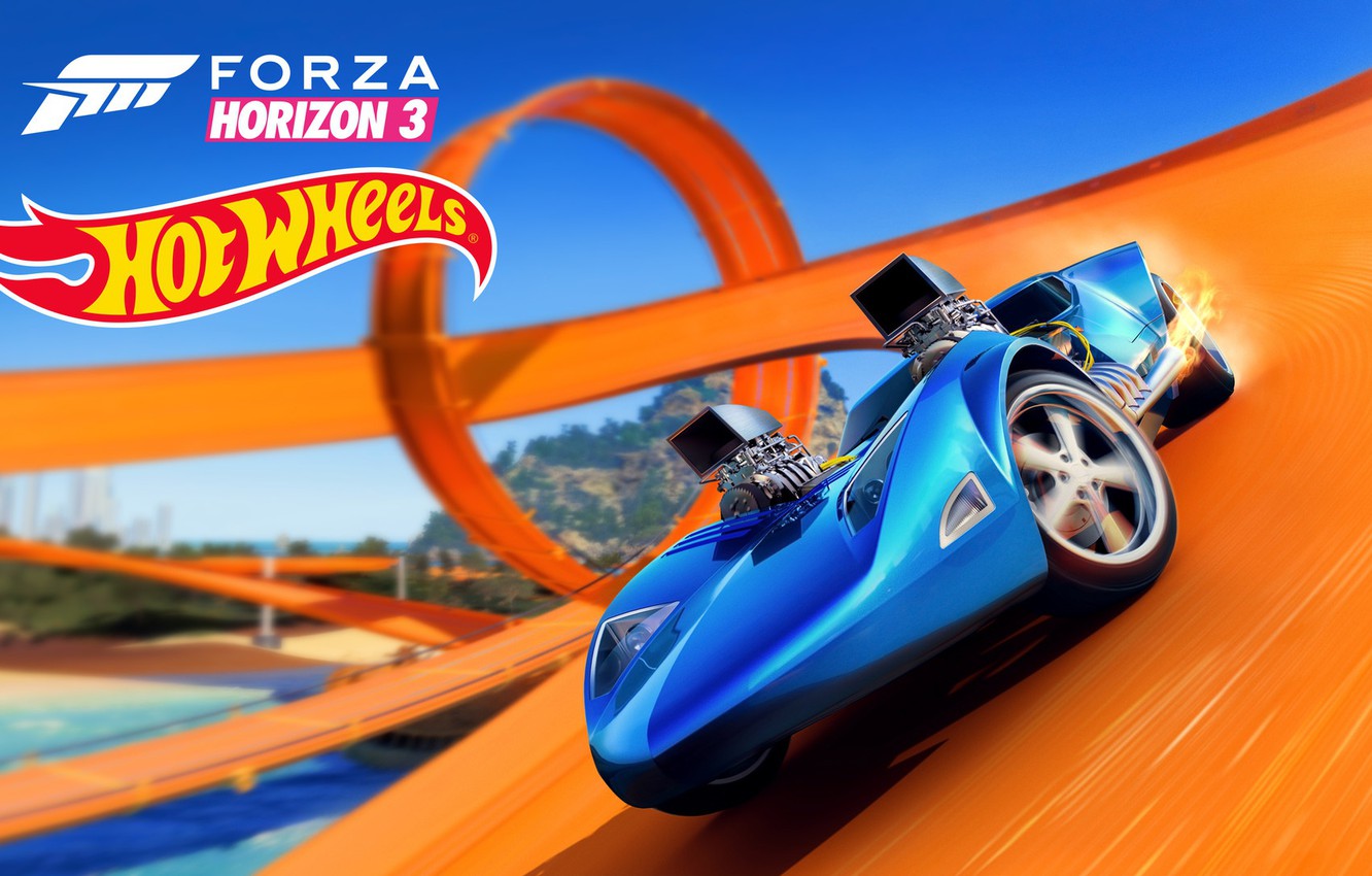Wallpaper track, car, Forza Horizon hot Wheels ID Art image for desktop, section игры