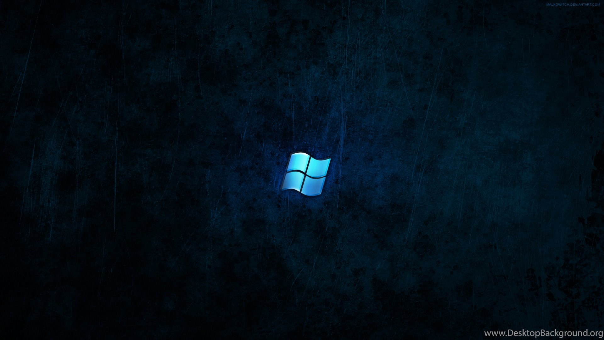 Windows Dark Blue Wallpaper By Malkowitch Blue. Desktop Background