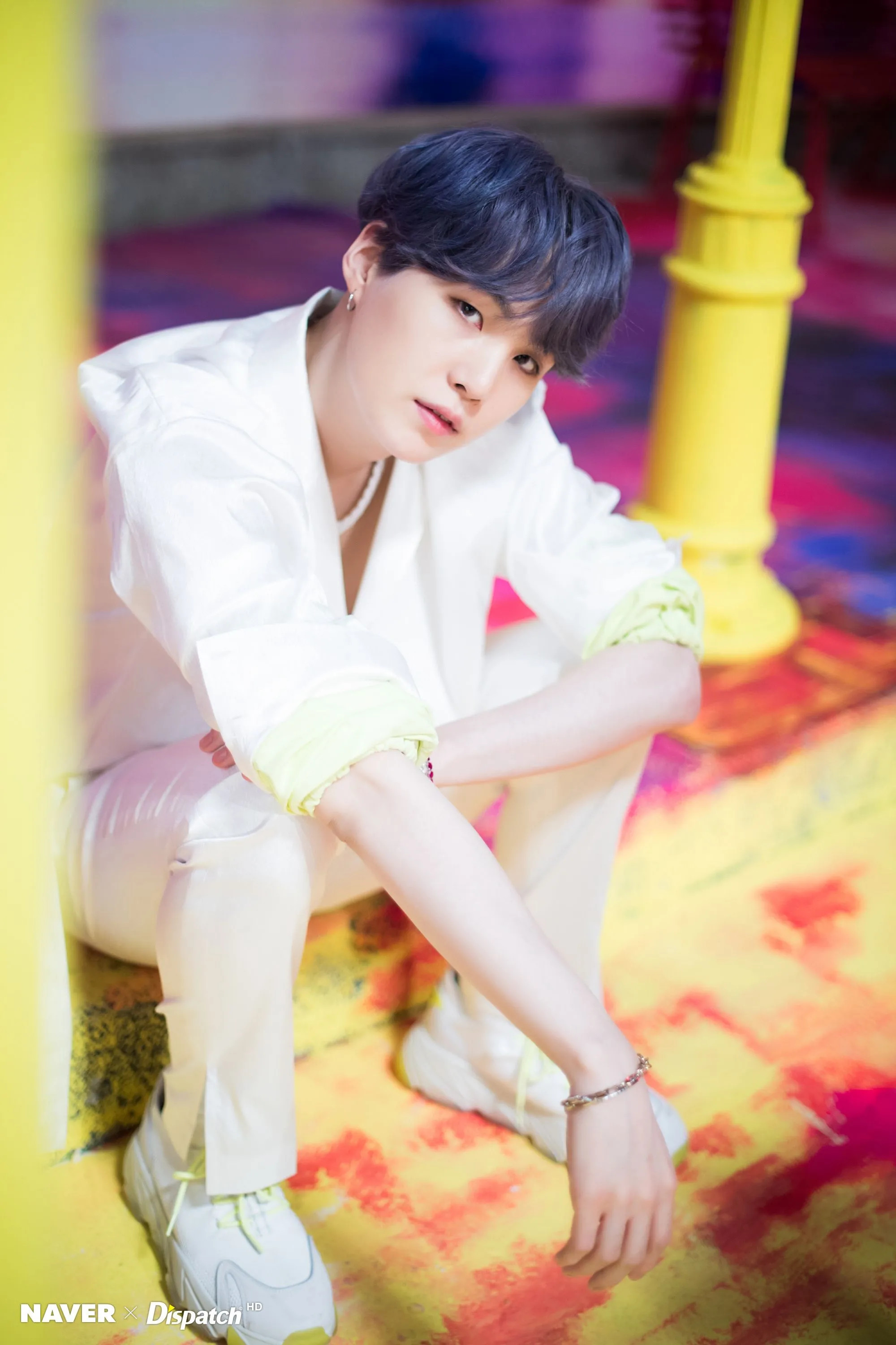 BTS' Suga 'Boy With Luv' Music Video Filming by Naver x Dispatch