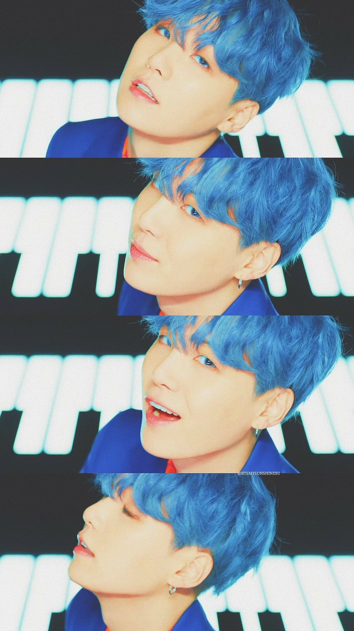 BTS (방탄소년단) '작은 것들을 위한 시 (Boy With Luv) feat. Halsey' Lockscreen // Wallpaper. Bts yoongi, Suga, Min yoongi bts