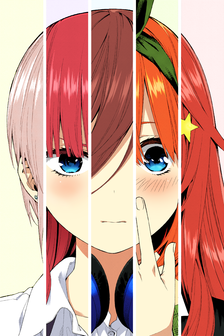Two Women, Bed, Nakano Nino, Indoors, Sisters, Women Indoors, In Bed, Nakano Miku, 5 Toubun No Hanayome, Anime Girls, Women. Mocah HD Wallpaper