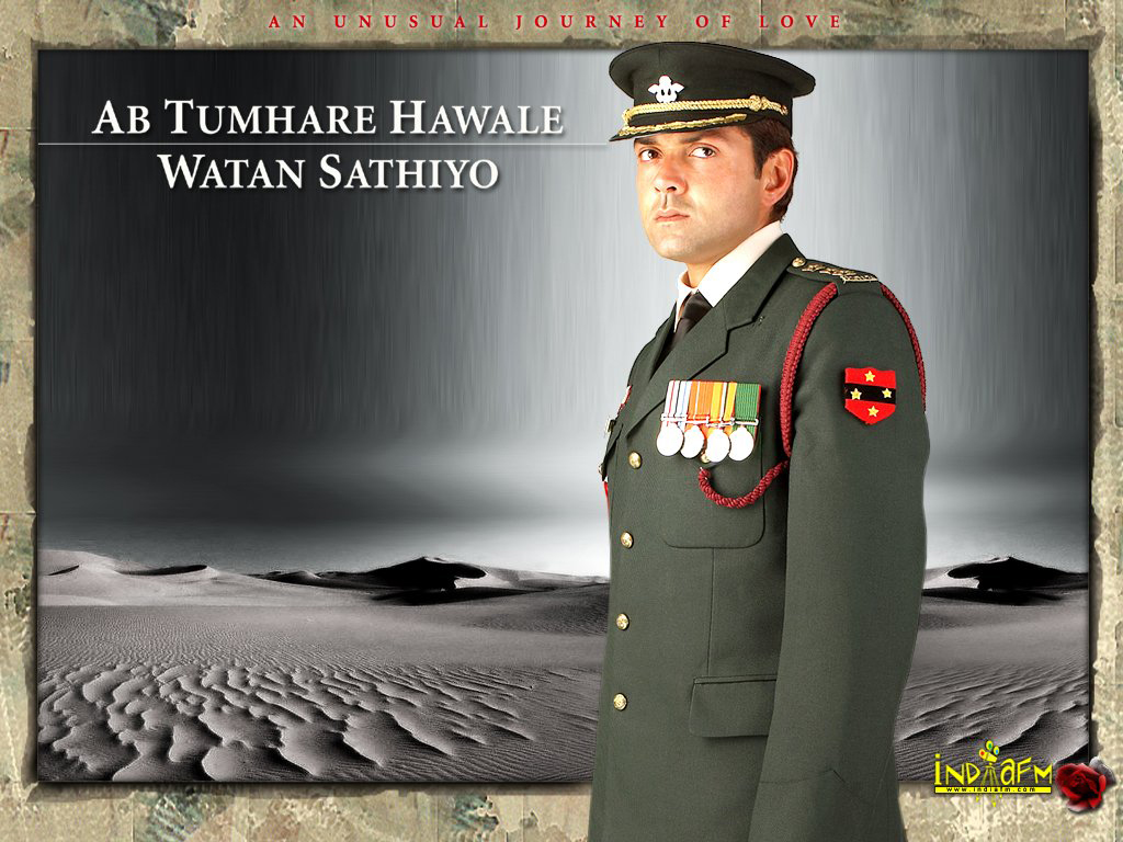 Ab Tumhare Hawale Watan Sathiyo 2004 Wallpaper. Ab Tumhare Hawale Watan Sathiyo 2004 HD Image. Photo Bobby Deol 13