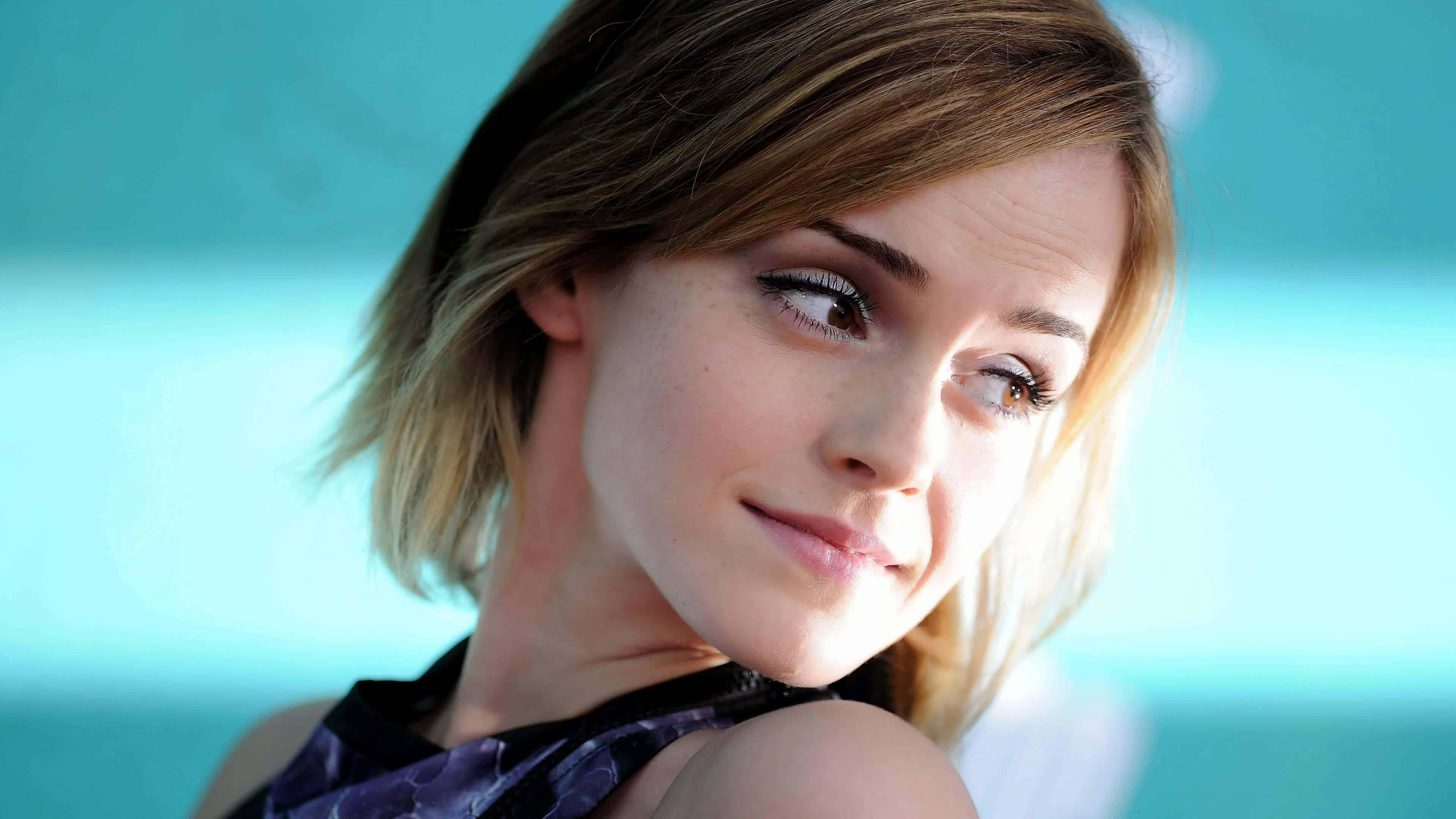 Emma Watson Short Hair UHD 4K Wallpaper