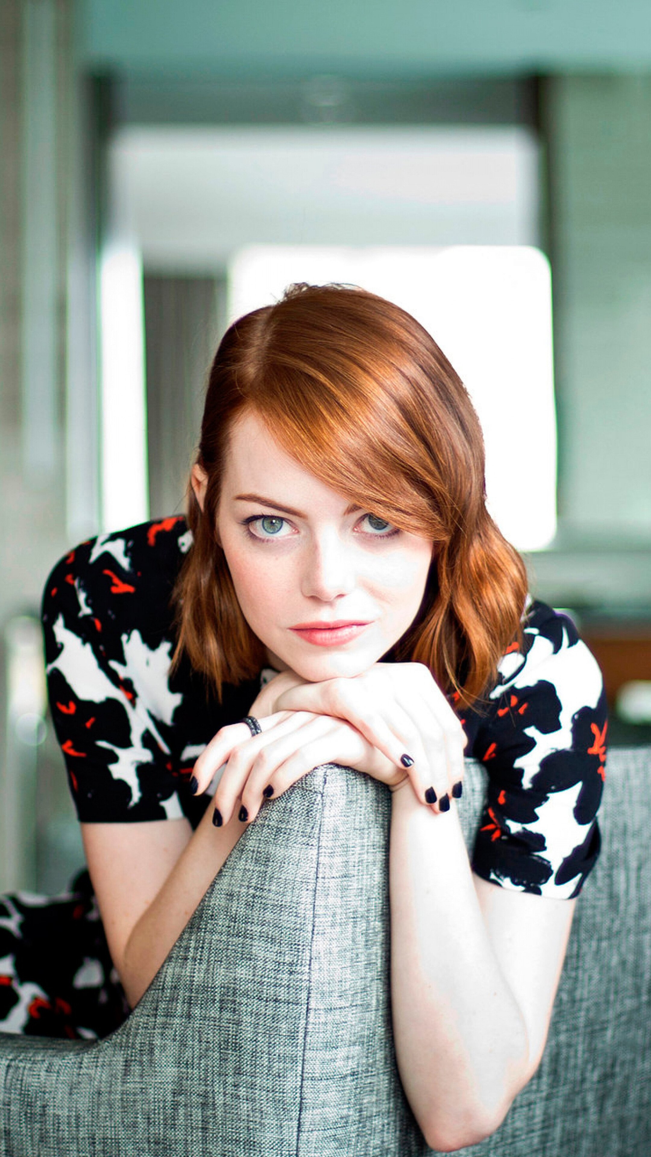 Emma Stone, Red Hair, 4K phone HD Wallpaper, Image, Background, Photo and Picture. Mocah HD Wallpaper