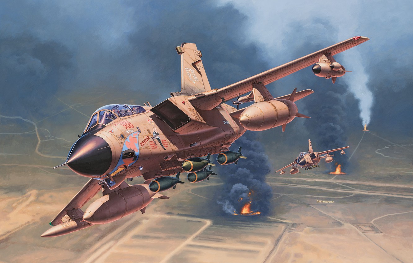 Wallpaper UK, Fighter Bomber, Fighter Interceptor, Panavia Tornado, Raf, Tornado GR Mk.1, GR.1, Tornado GR1 Image For Desktop, Section авиация