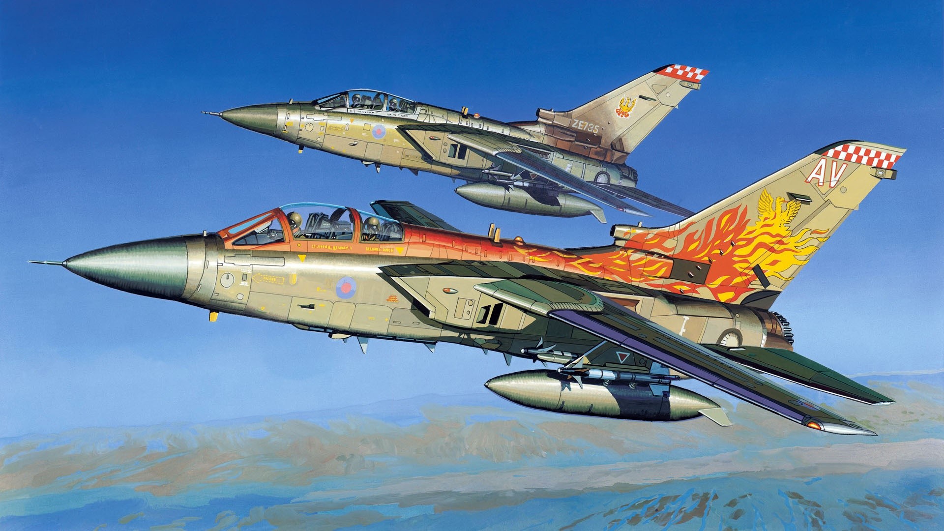 HD Wallpaper for theme: Panavia Tornado GR4 HD wallpaper, background
