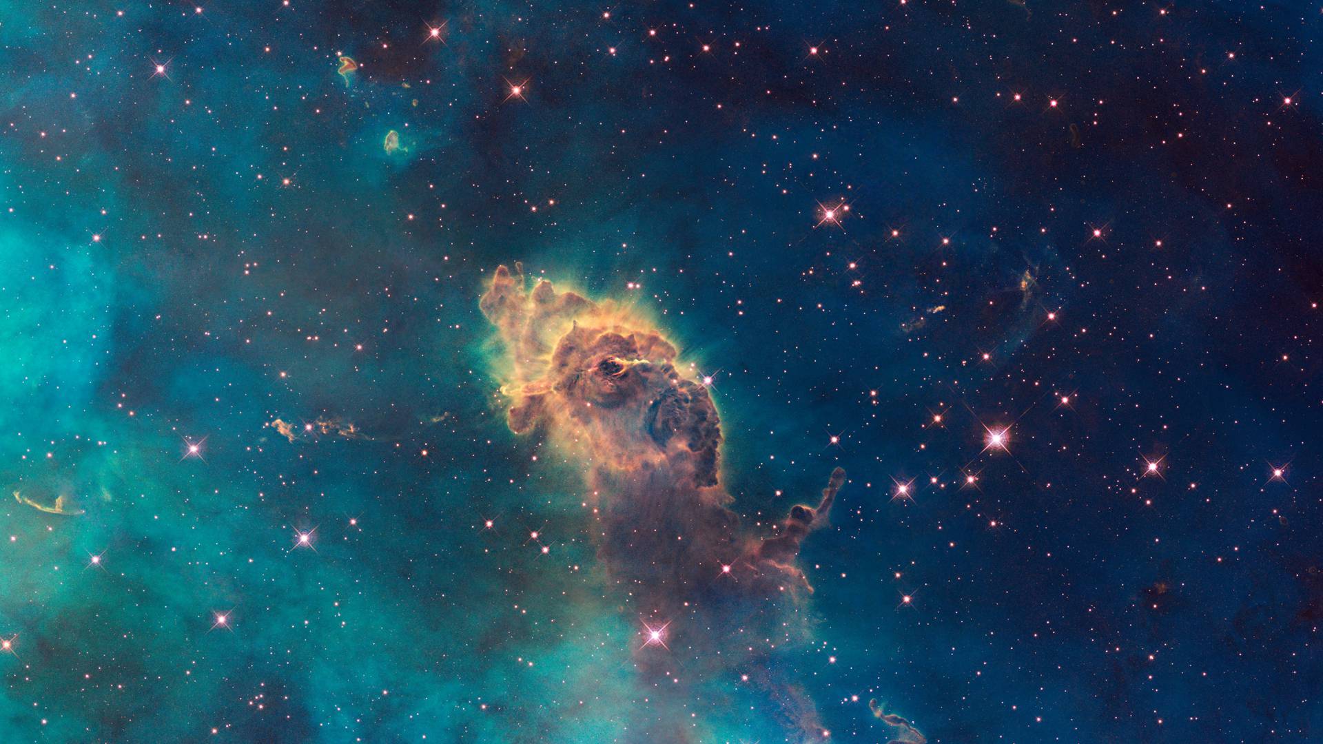 Space stars nebula gas wallpaper