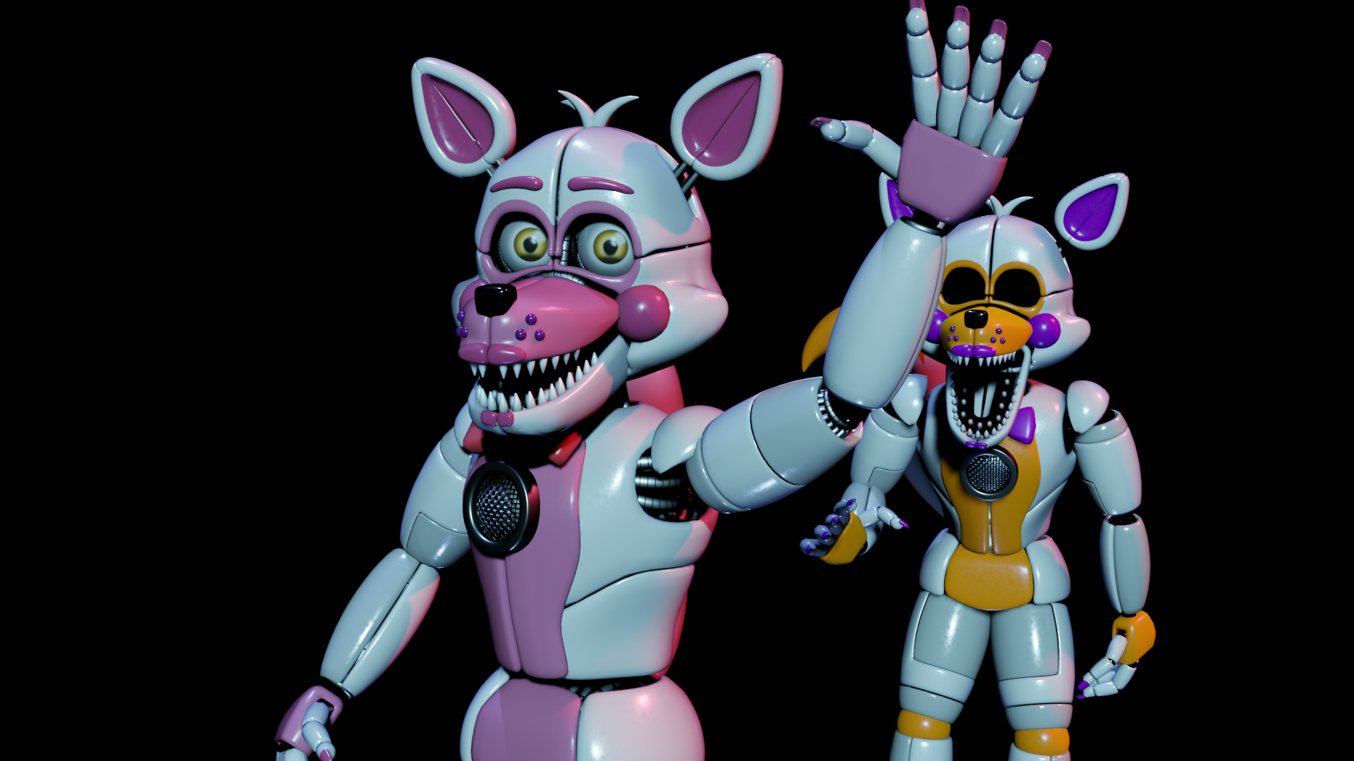 Funtime Foxy And Lolbit Wallpapers - Wallpaper Cave