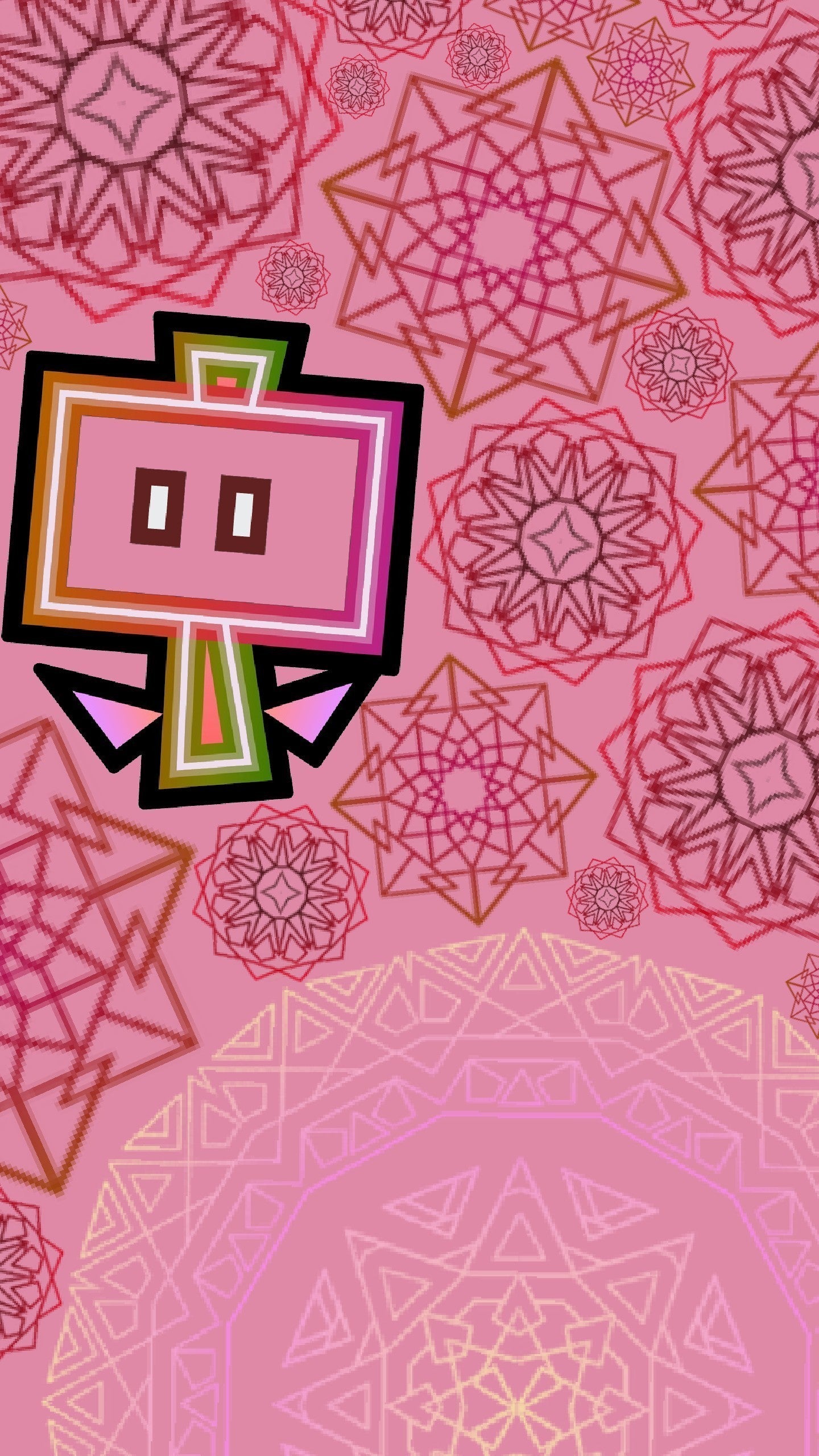 Made some Phone Wallpaper for Dimentio, Carrie and Cudge(Original Content) What do y'all think about them?: papermario