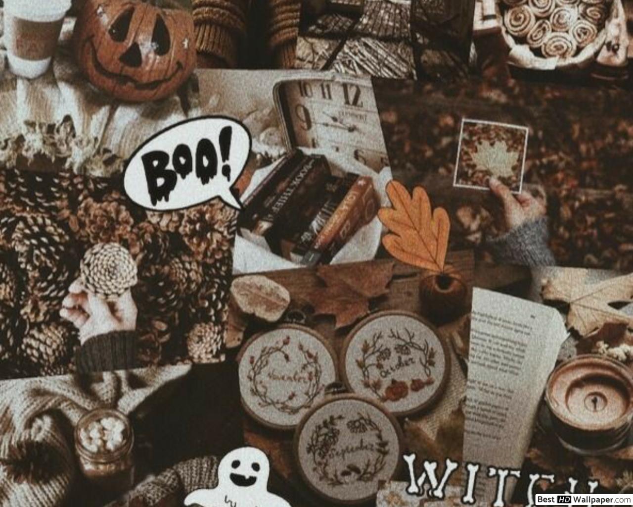 halloween mixed collage HD wallpaper download