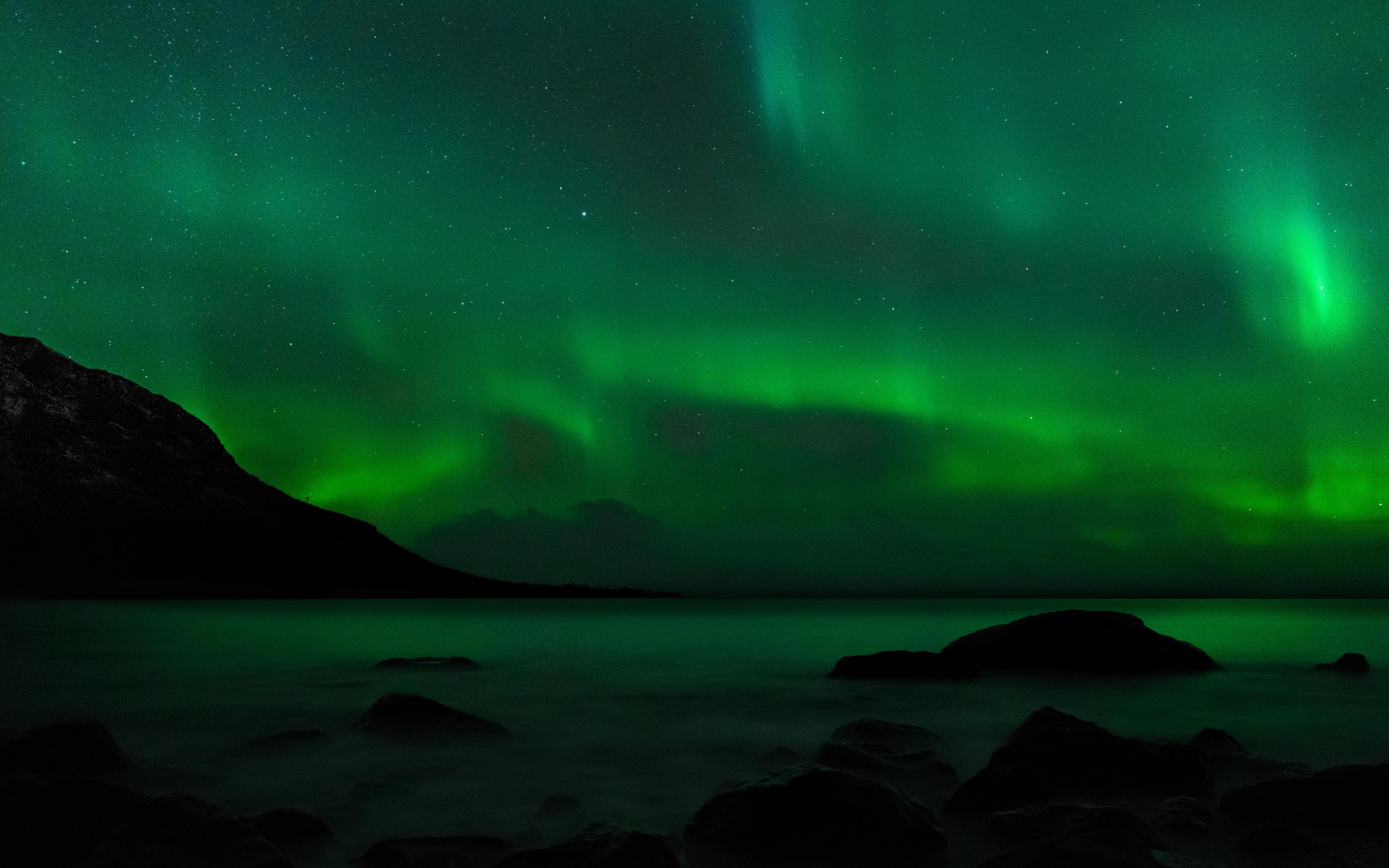 5k Northern Lights Macbook Pro Retina HD 4k Wallpaper, Image, Background, Photo and Picture