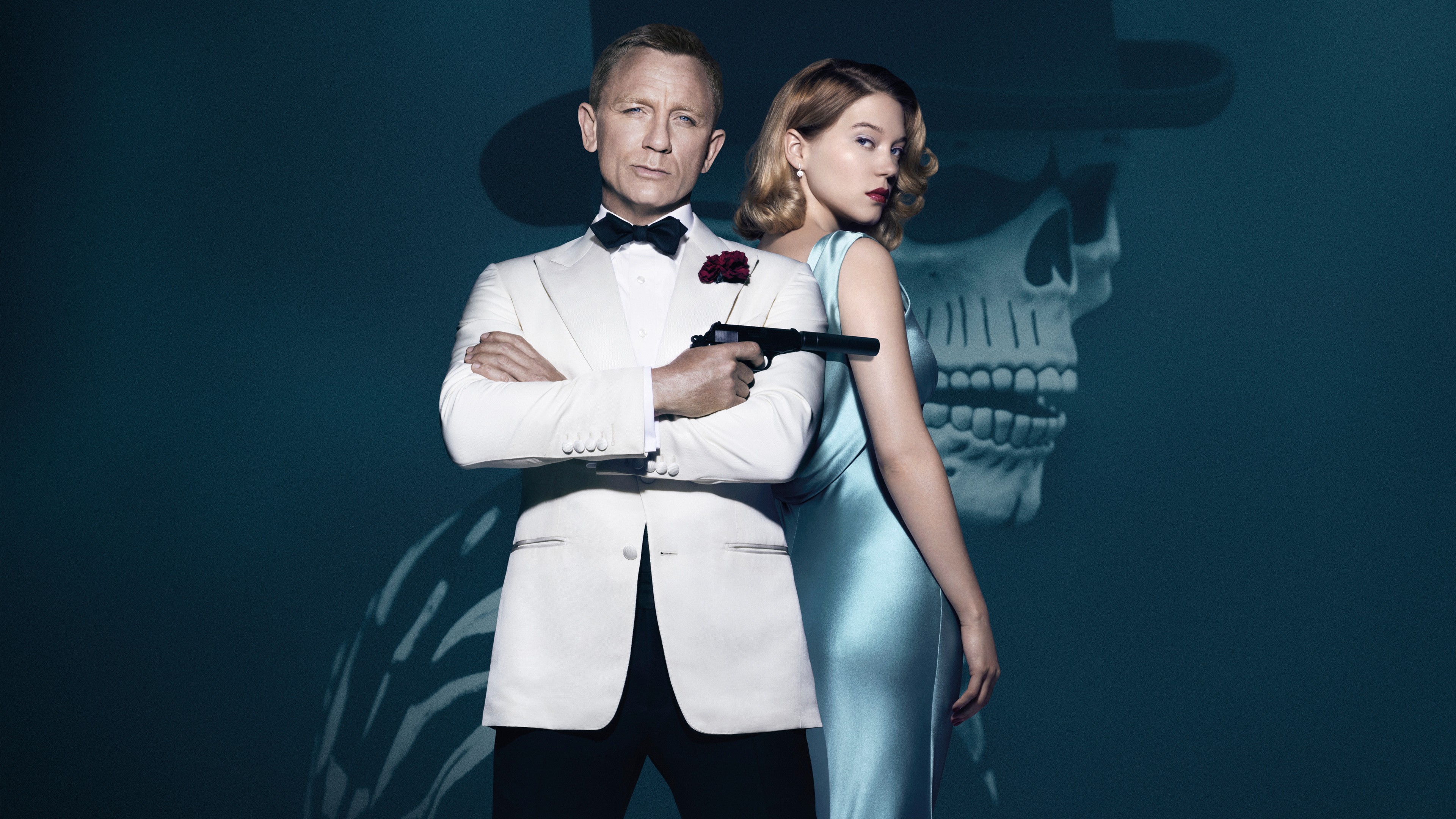 Wallpaper James Bond Spectre, Daniel Craig, la Seydoux, Spectre, no Time to Die, Background Free Image