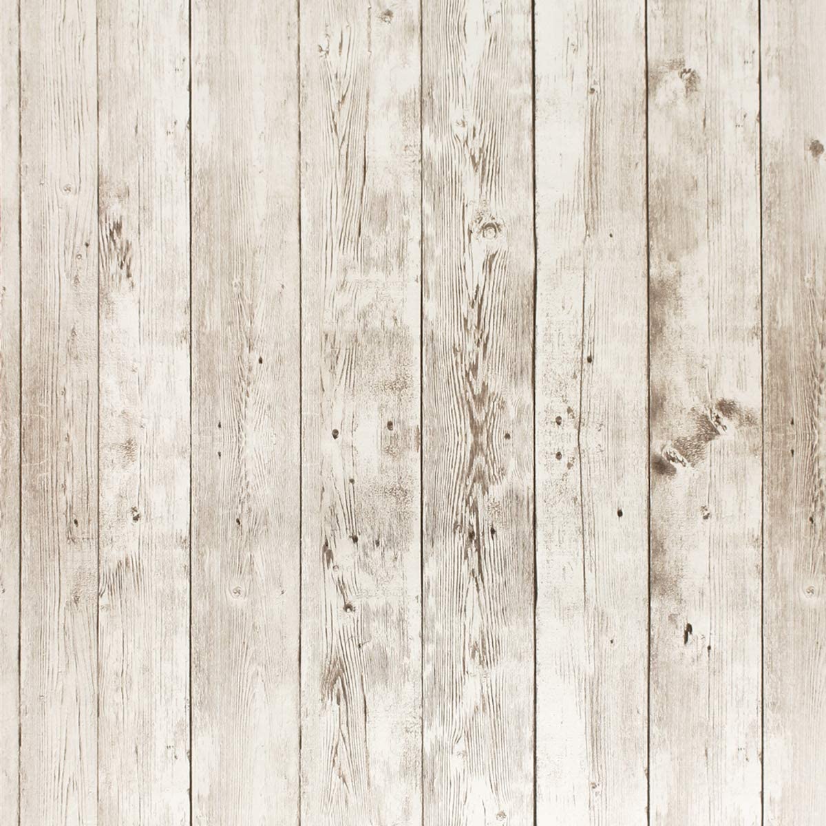 MulYeeh 17.7'' X 118'' Peel And Stick Wallpaper Wood Plank Faux Wood Wallpaper Removable Self Adhesive Vintage Wall Covering Prepasted Decorative