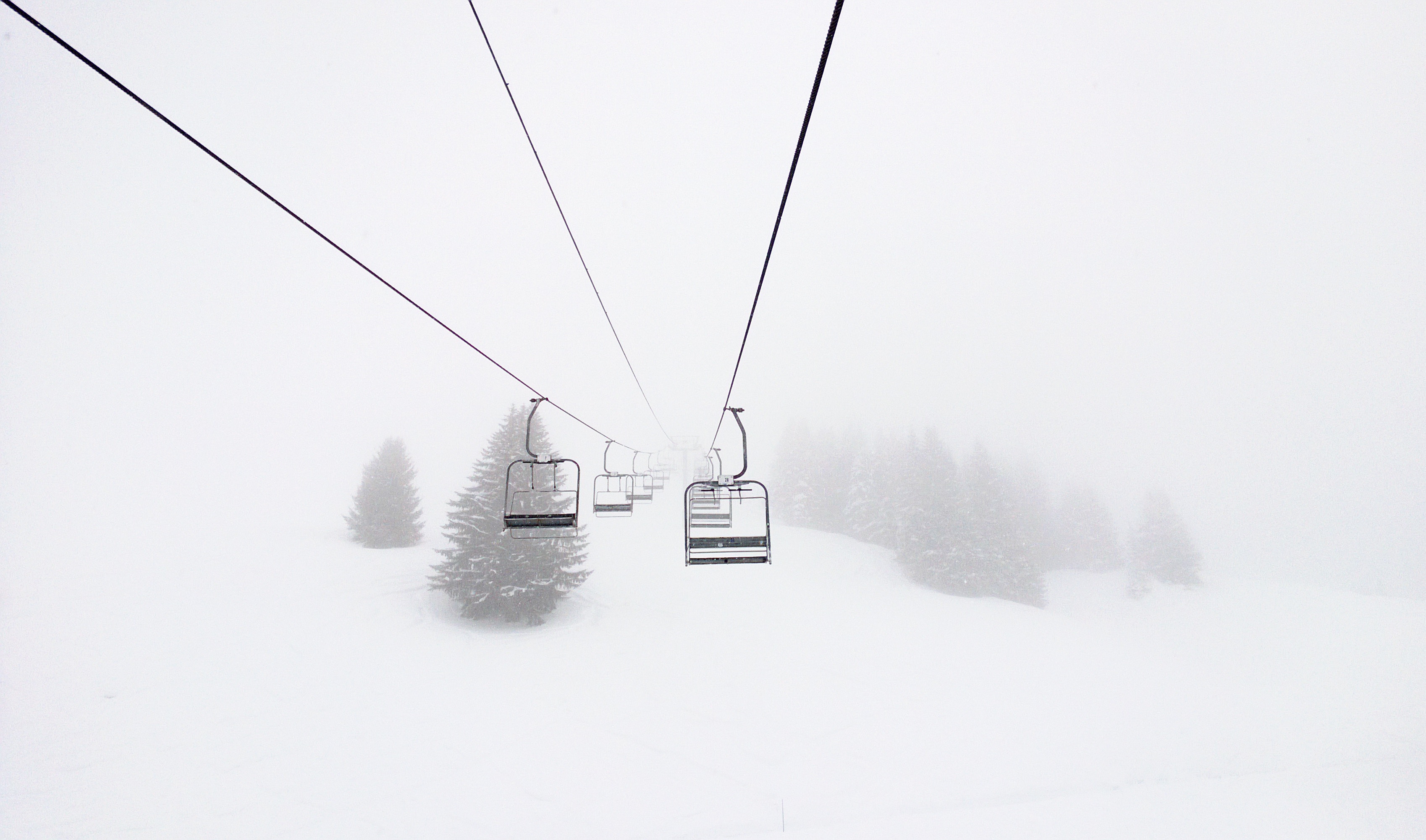 ski lift HD wallpaper, background