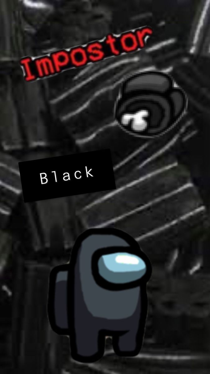 Black Imposter. Imposter, Gaming logos, Lockscreen