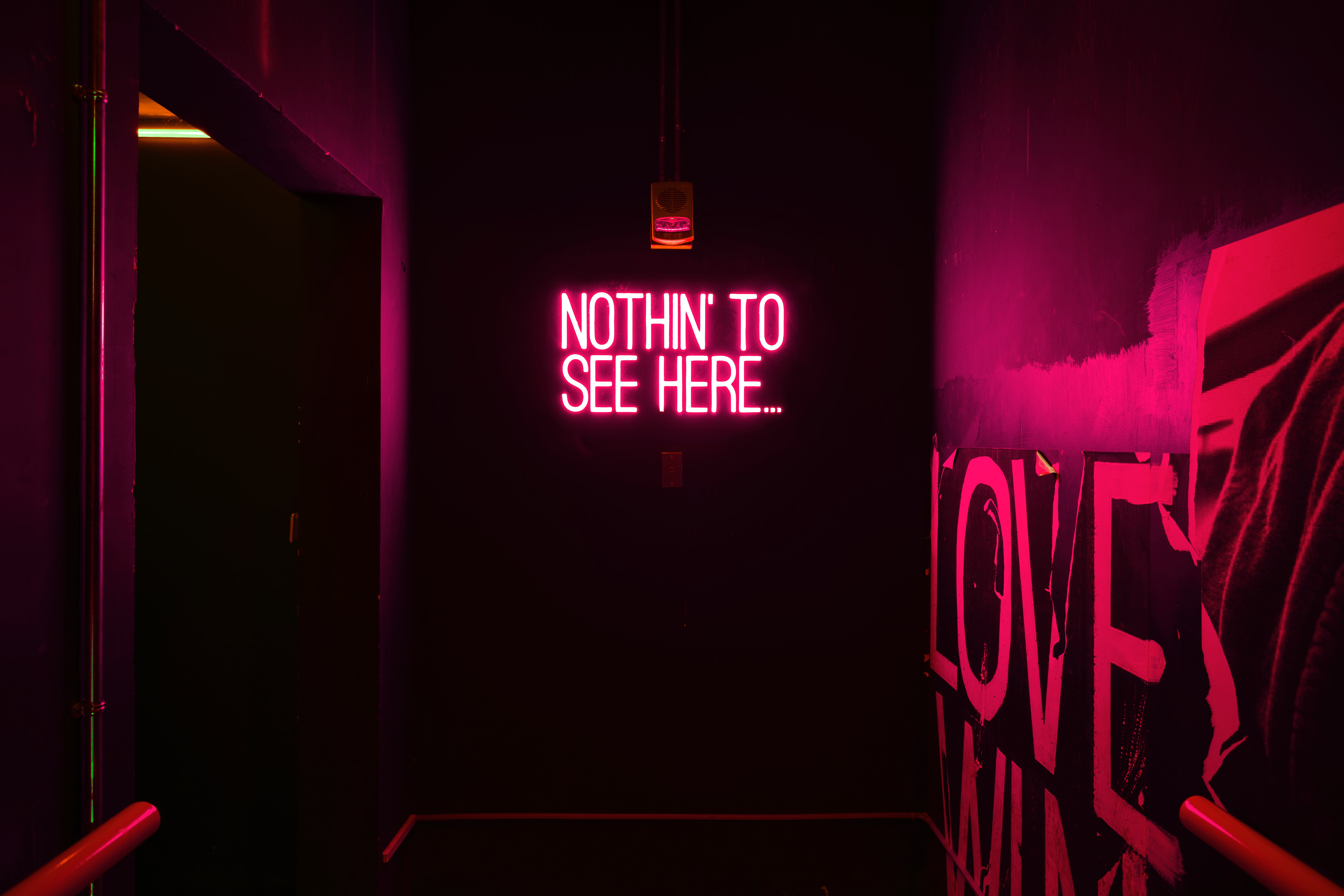 Nothing to see here Neon