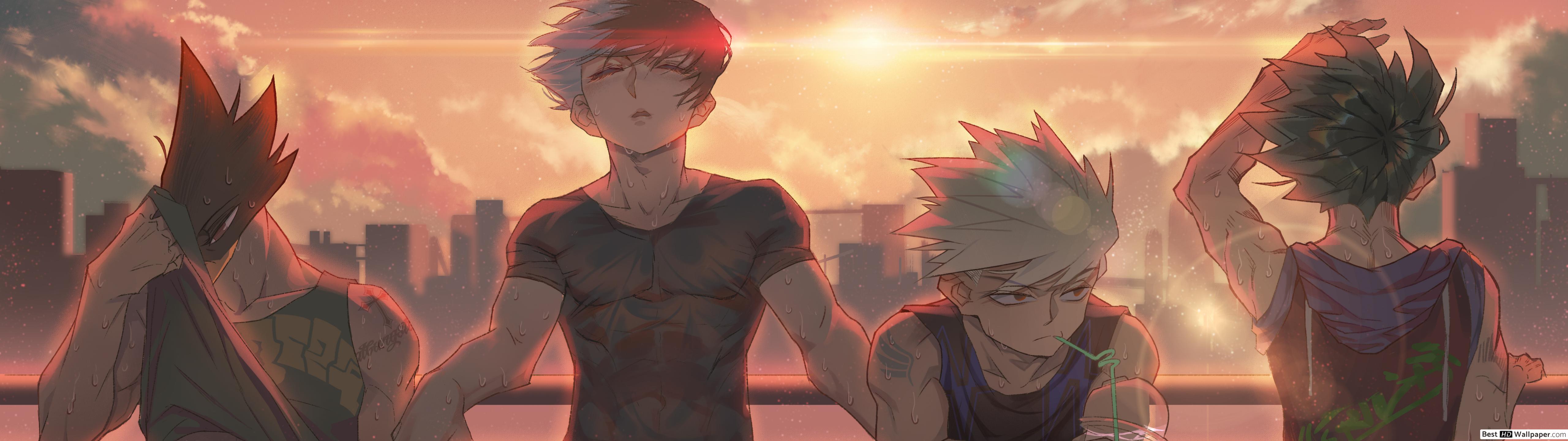 Tokoyami HD Dual Monitor Hero Academia Background