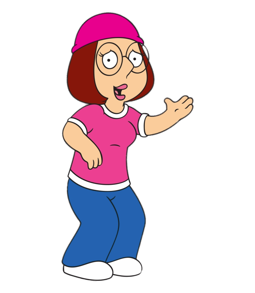 Family Guy Meg Griffin waving. Family cartoon, Meg griffin, Family guy