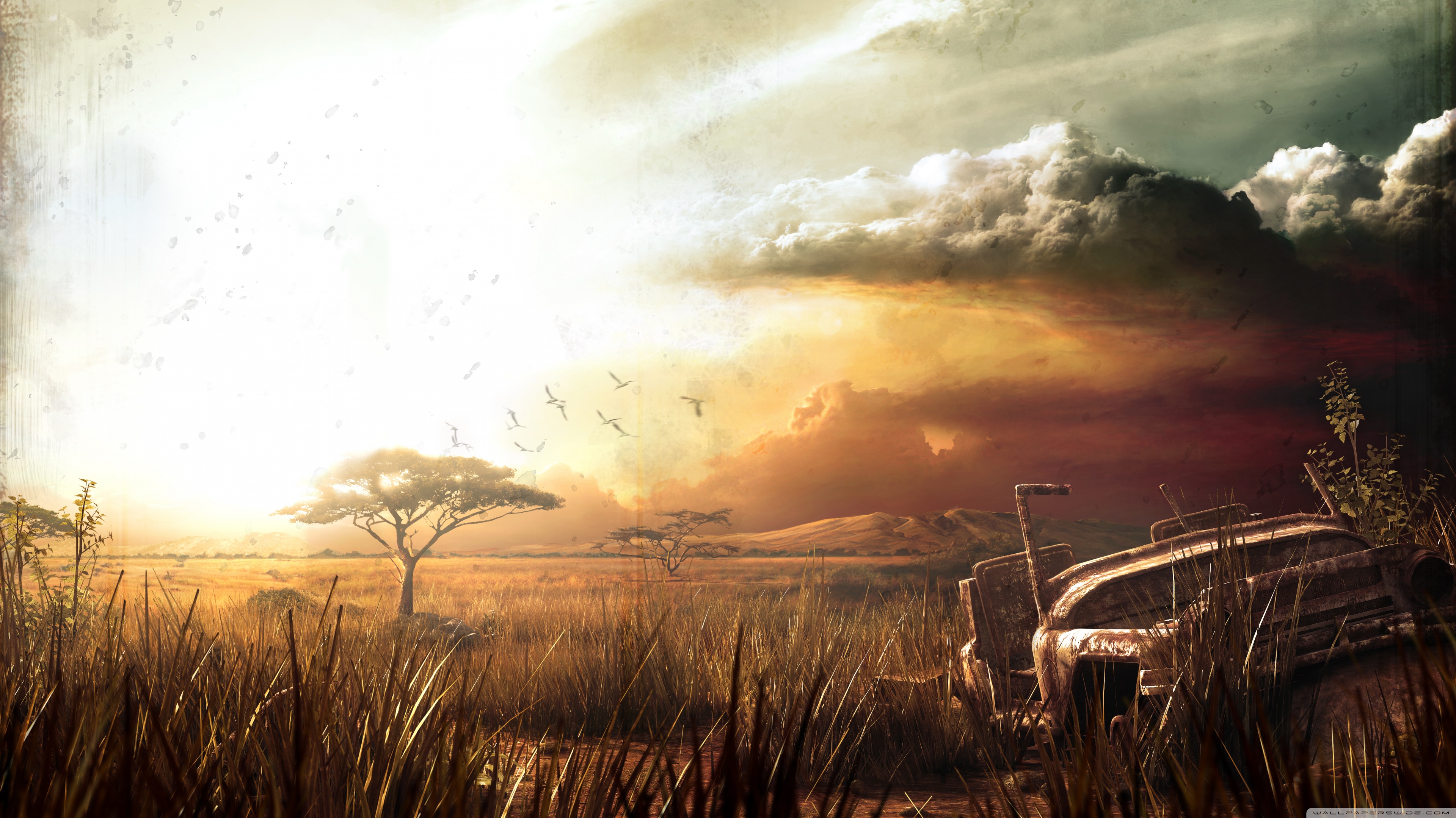 Far Cry 2 Landscape Ultra HD Desktop Background Wallpaper for 4K UHD TV, Multi Display, Dual Monitor, Tablet