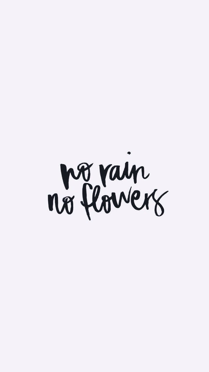 lockscreen no rain, no flowers