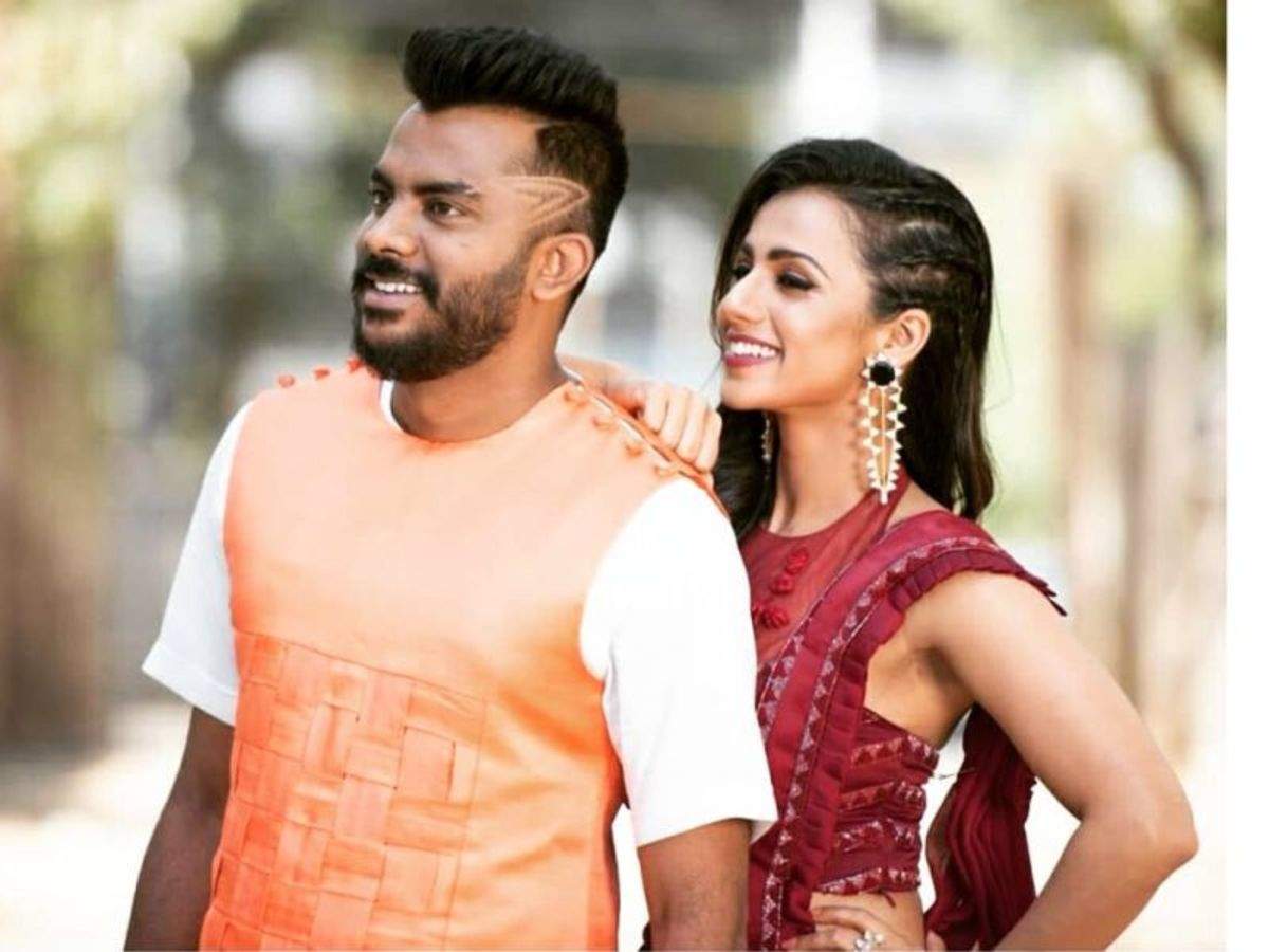 Chandan Shetty Sruthi Hariharan: Chandan Shetty Sruthi Hariharan Sport Twinning Hairstyles Of India