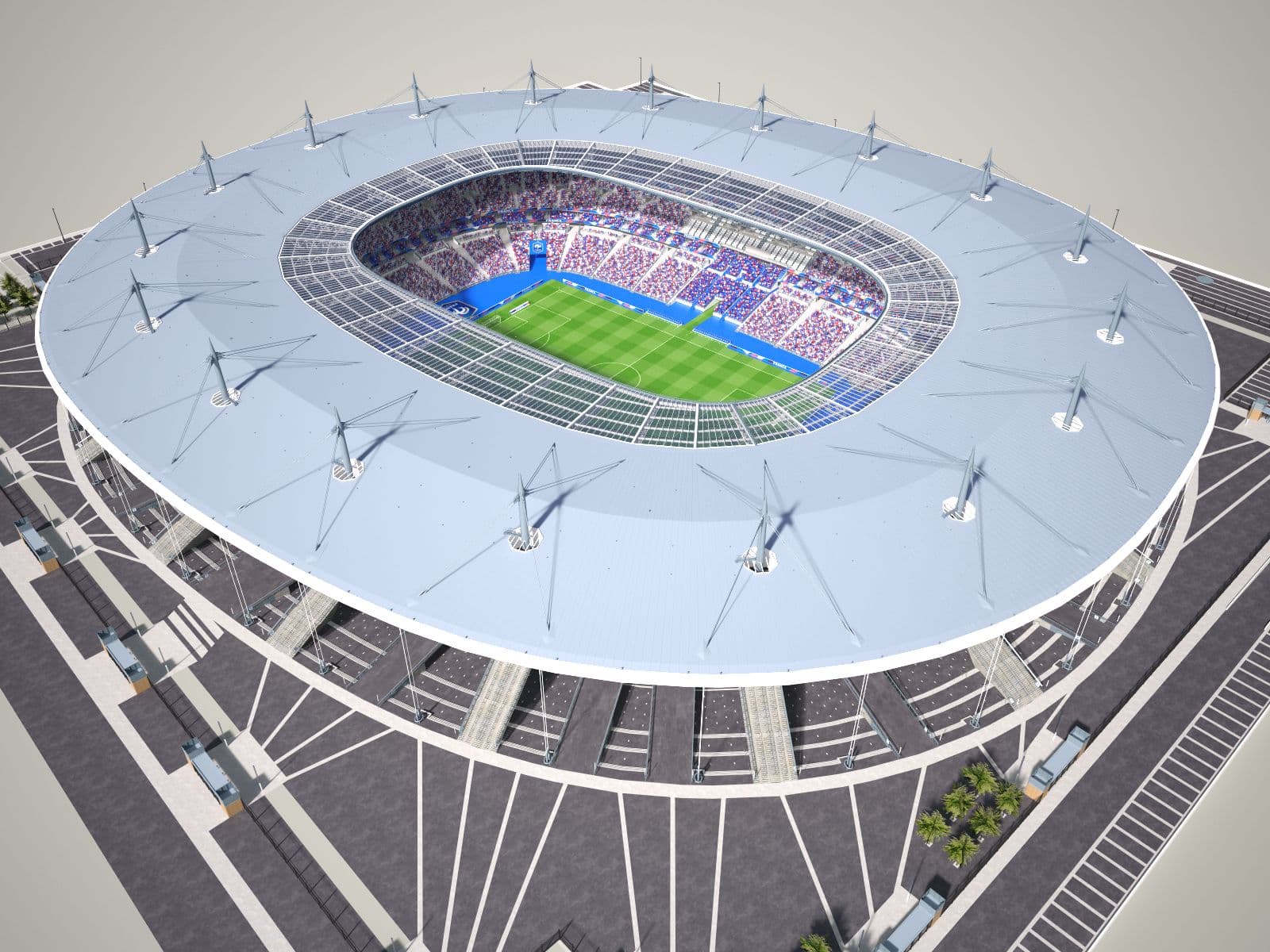 Stade de France 3D Model