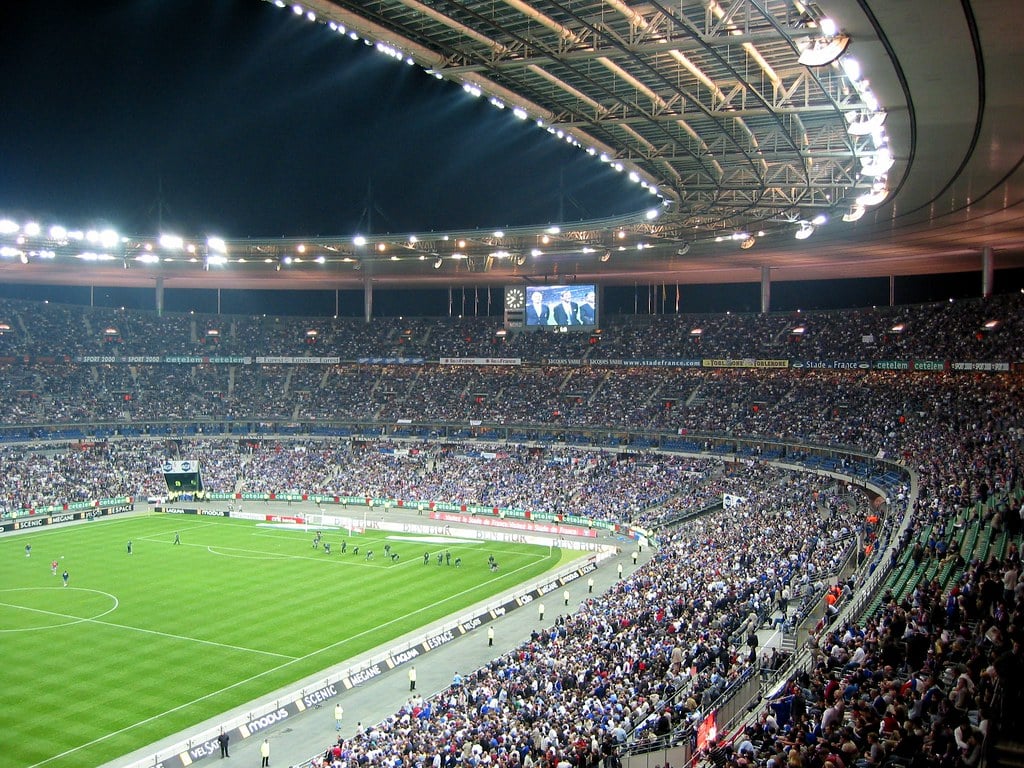 Stade de France Sellout Crowd and Ceiling