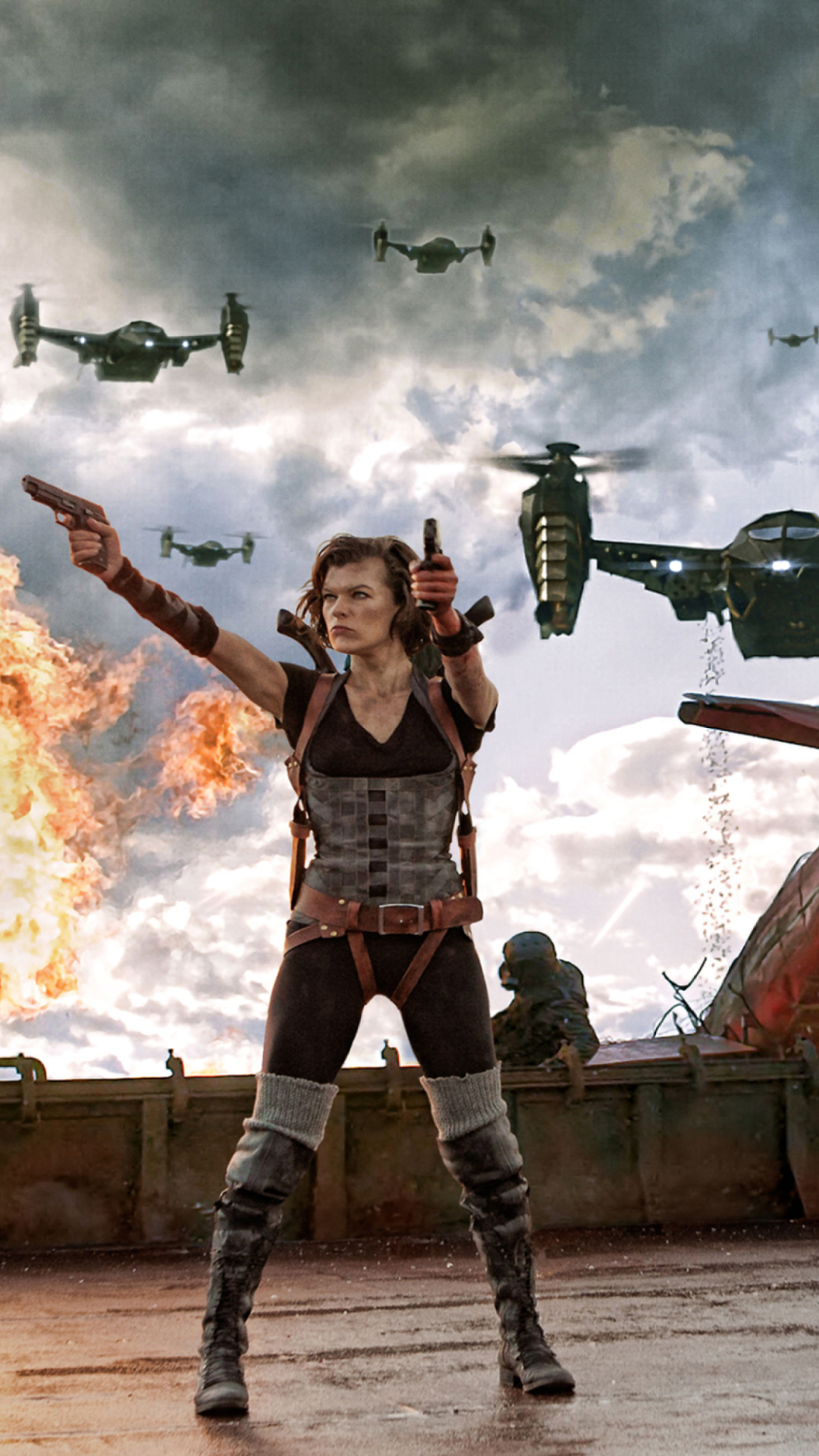 Resident Evil Retribution Wallpaper for iPhone 7 Plus