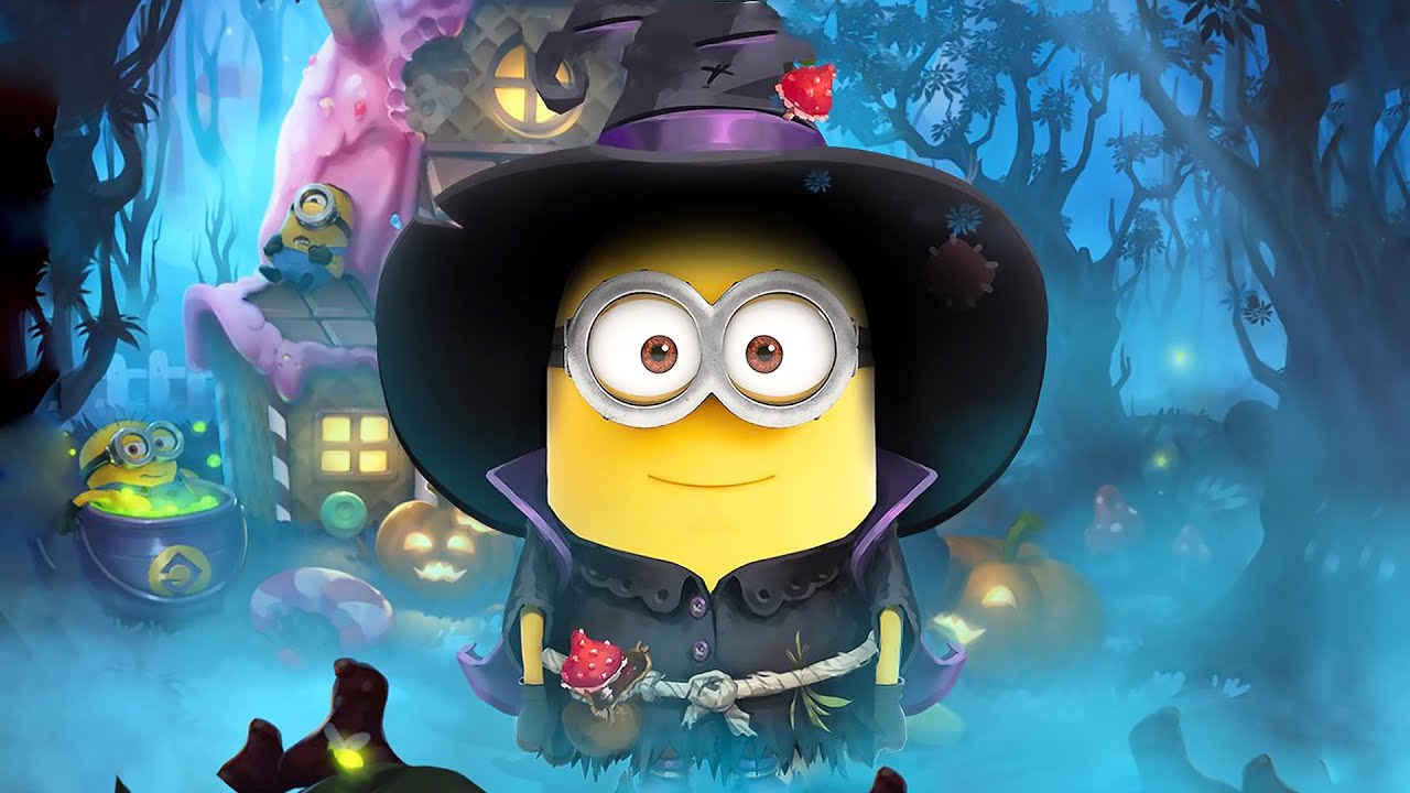 Witch Minion And Halloween Volcano Map ! Minion Rush 7.5.0