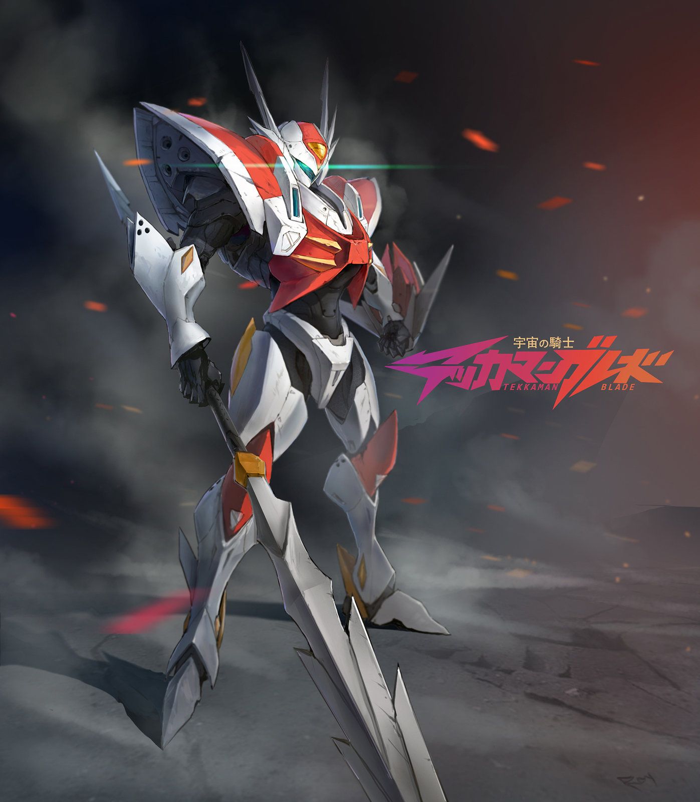 Tekkaman Blade, zhang yu. Tekkaman blade, Mecha anime, Star wars artwork