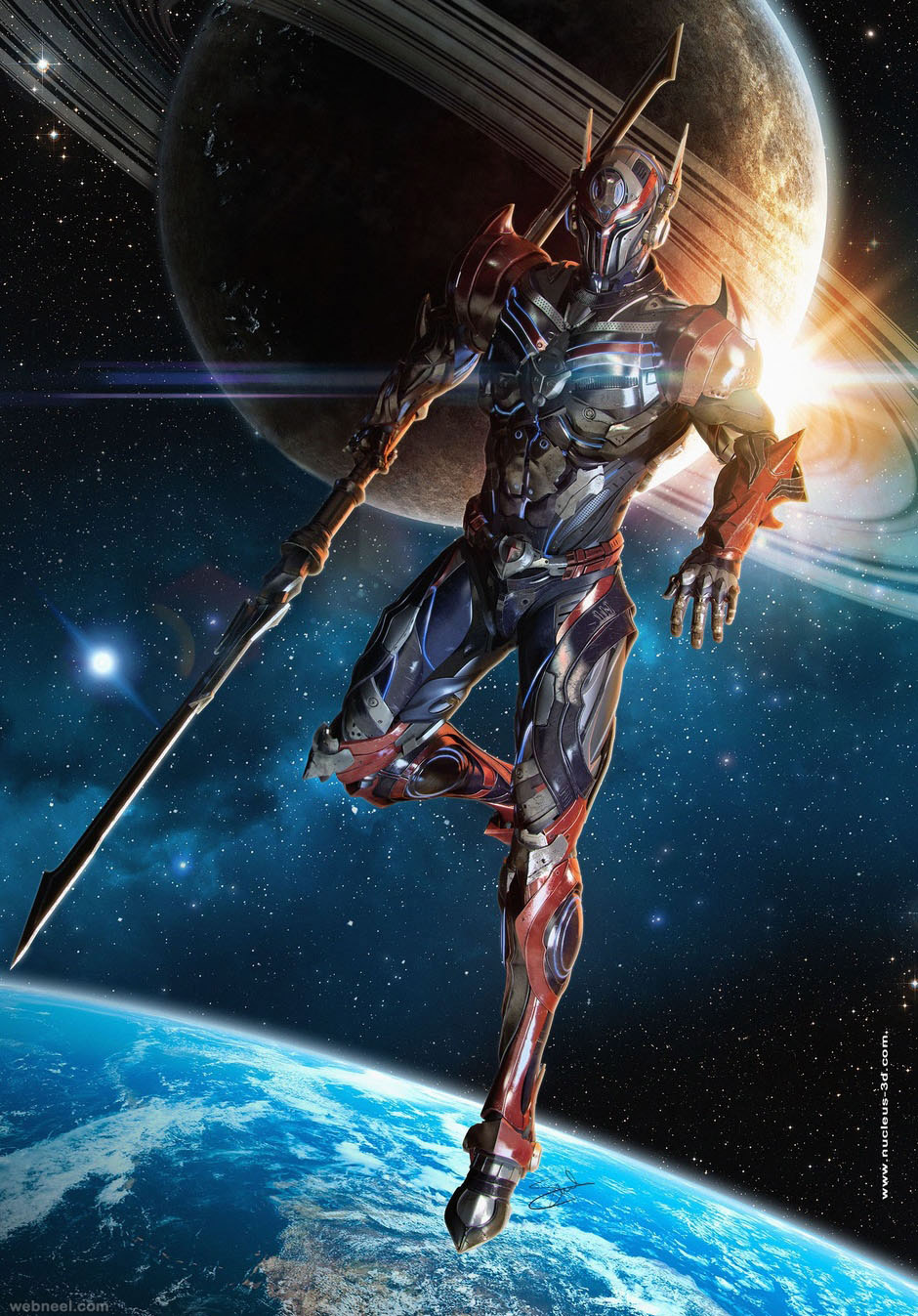 3D Model Robot Space Knight Tekkaman By Salvo Brullo 1