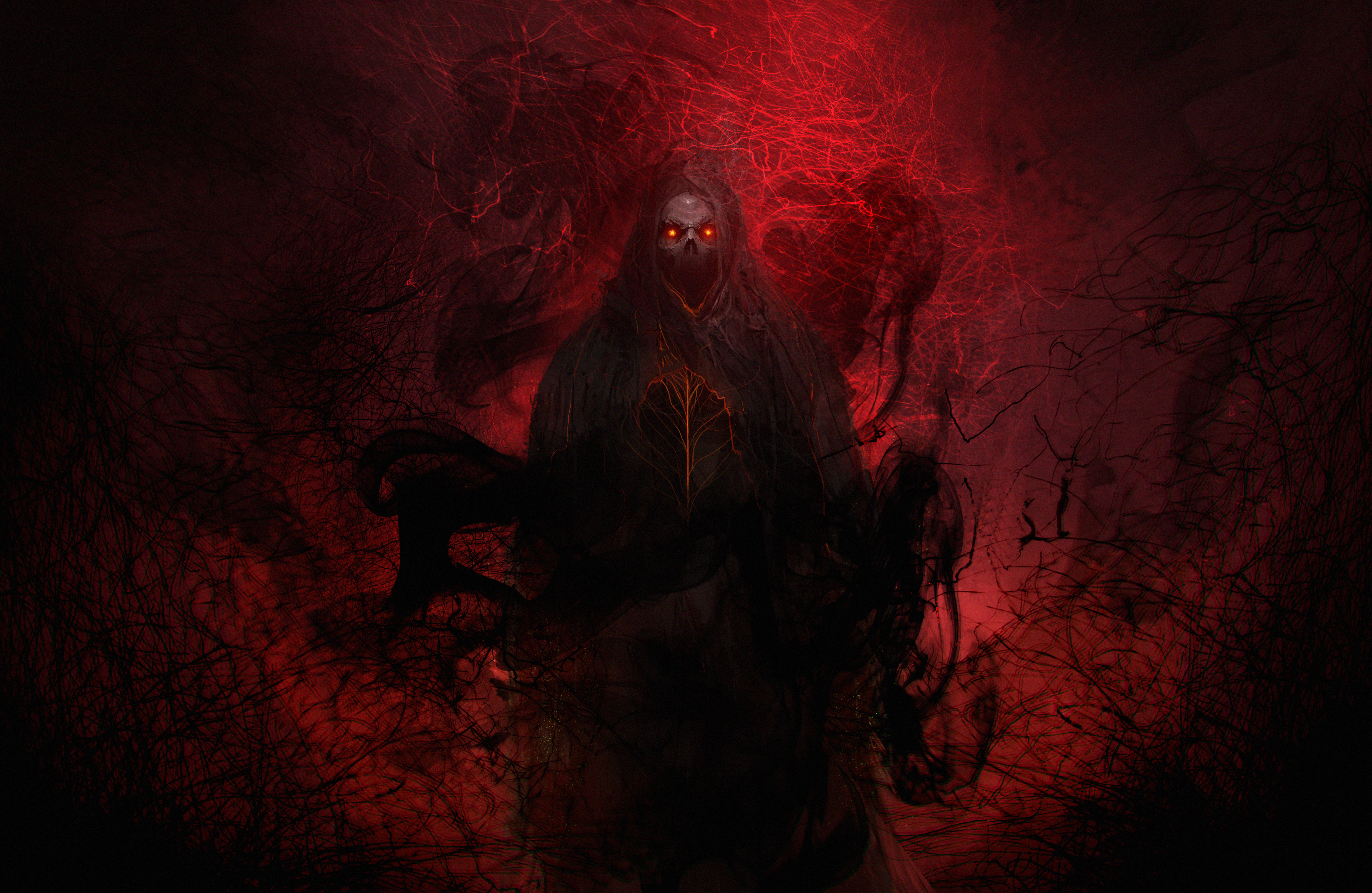 Hell Wallpapers 4K, Demon, Scary, Frightening, 5K, Graphics CGI.