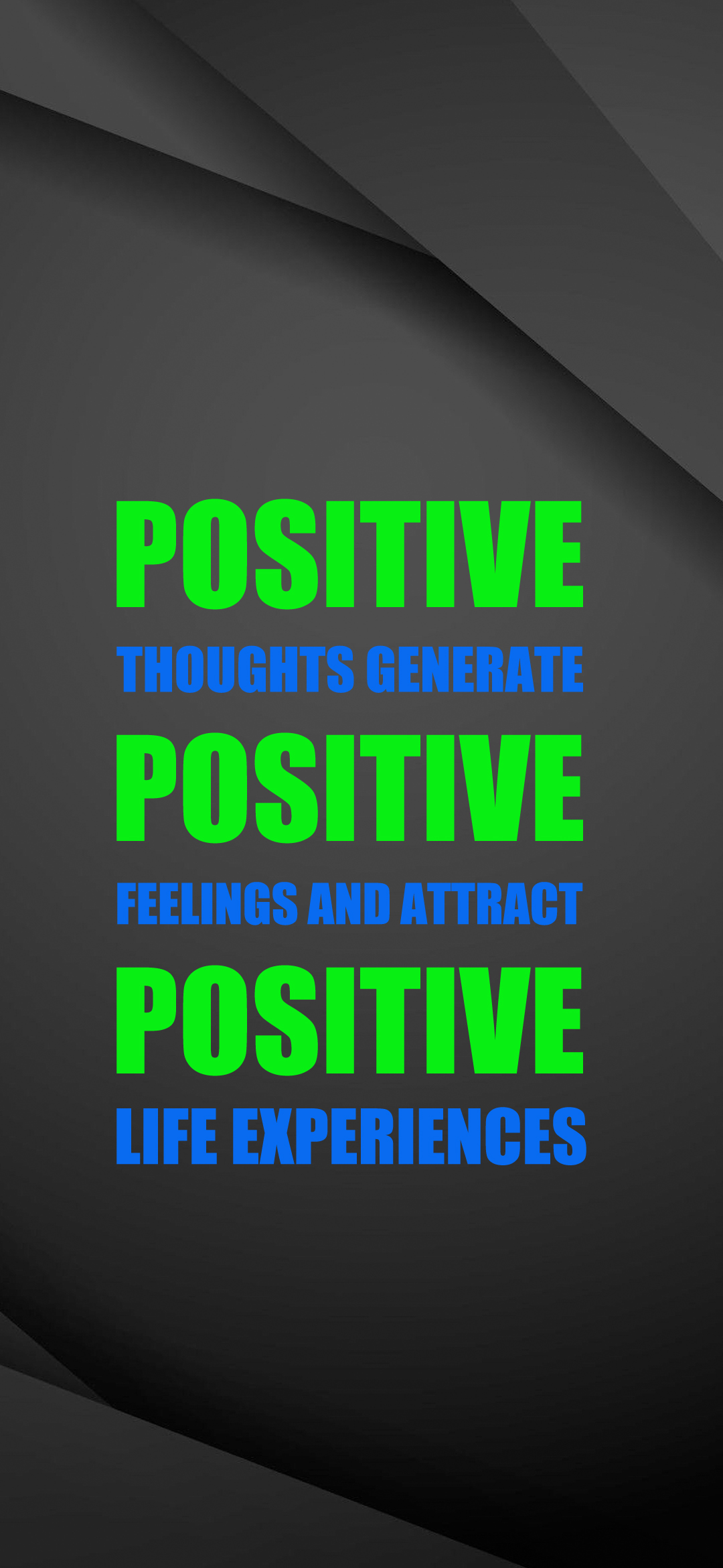 Positive Thinking Wallpaper for Mobile Phones Screen with Dark Background Wallpaper. Wallpaper Download. High Resolution Wallpaper