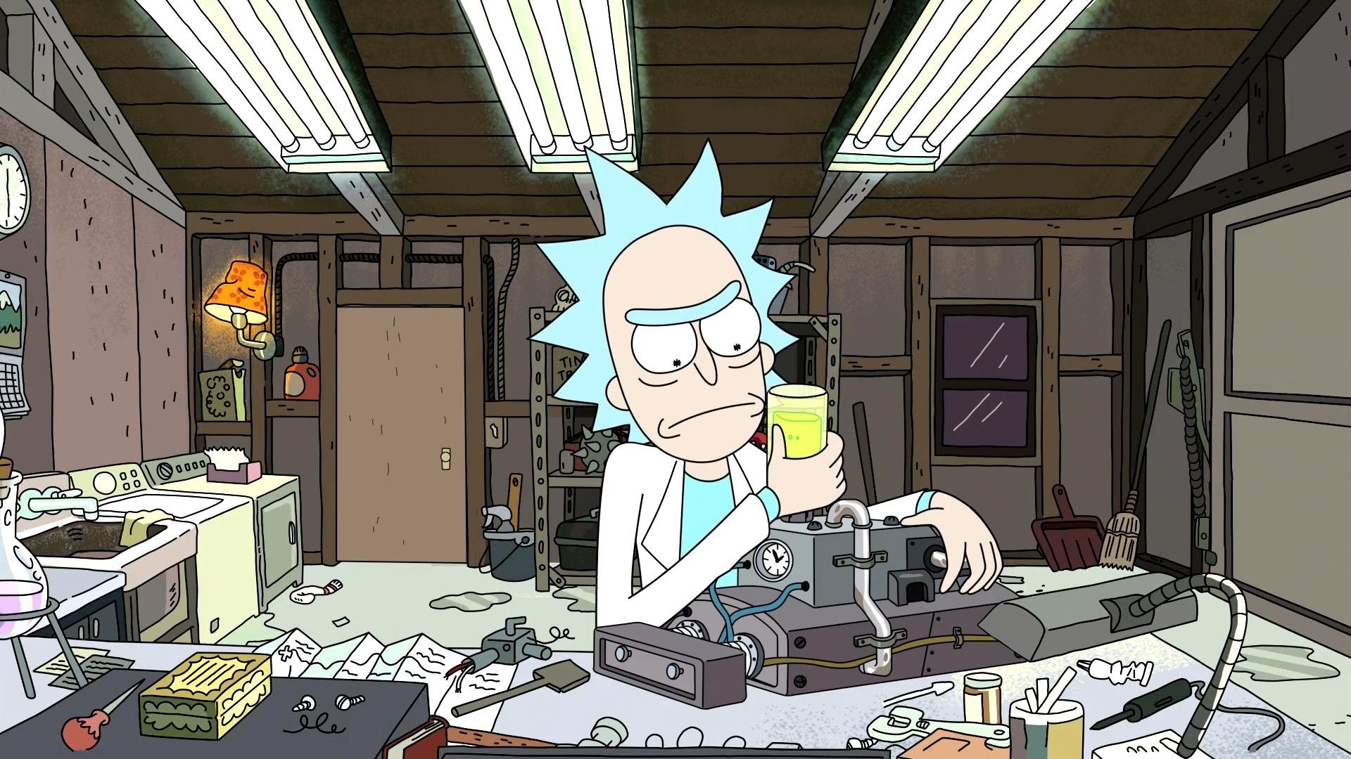 Rick And Morty Garage Wallpapers Wallpaper Cave 0513