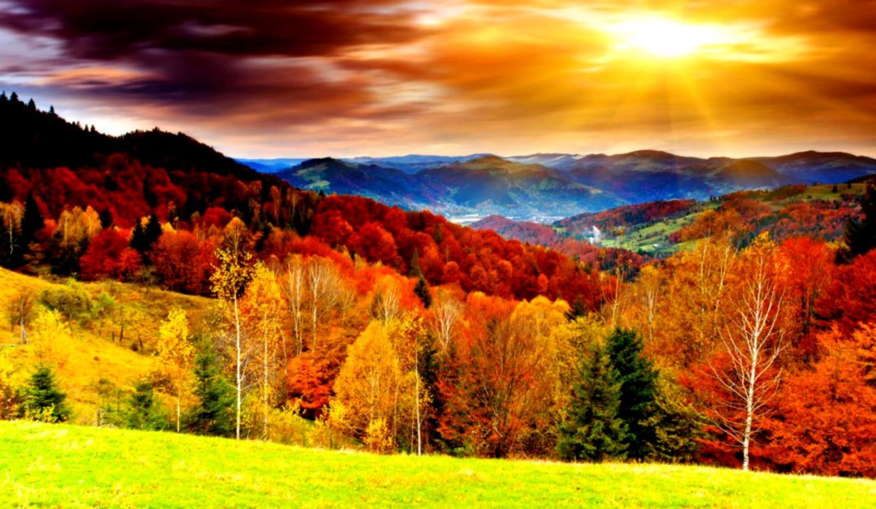 Autumn Panoramic Wallpapers Wallpaper Cave
