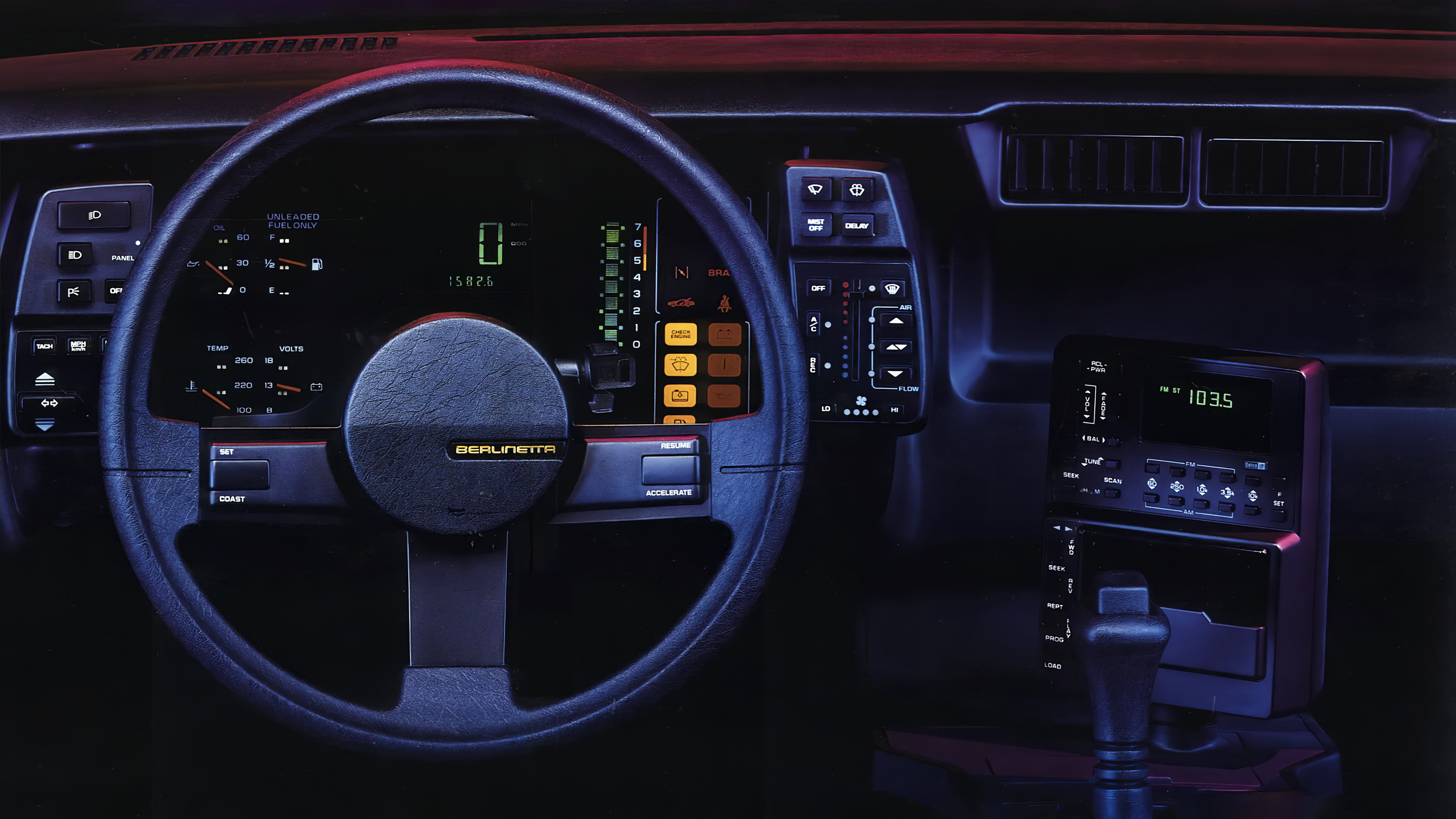 Camaro Berlinetta Dash [3840x2160]. Digital dashboard, Camaro, Car wallpaper