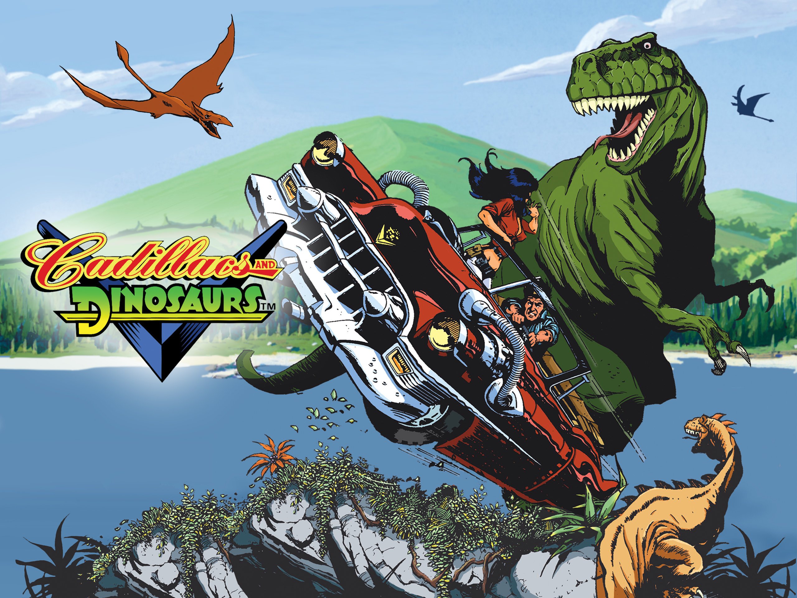 2560x1920 cadillacs and dinosaurs HD wallpaper HD