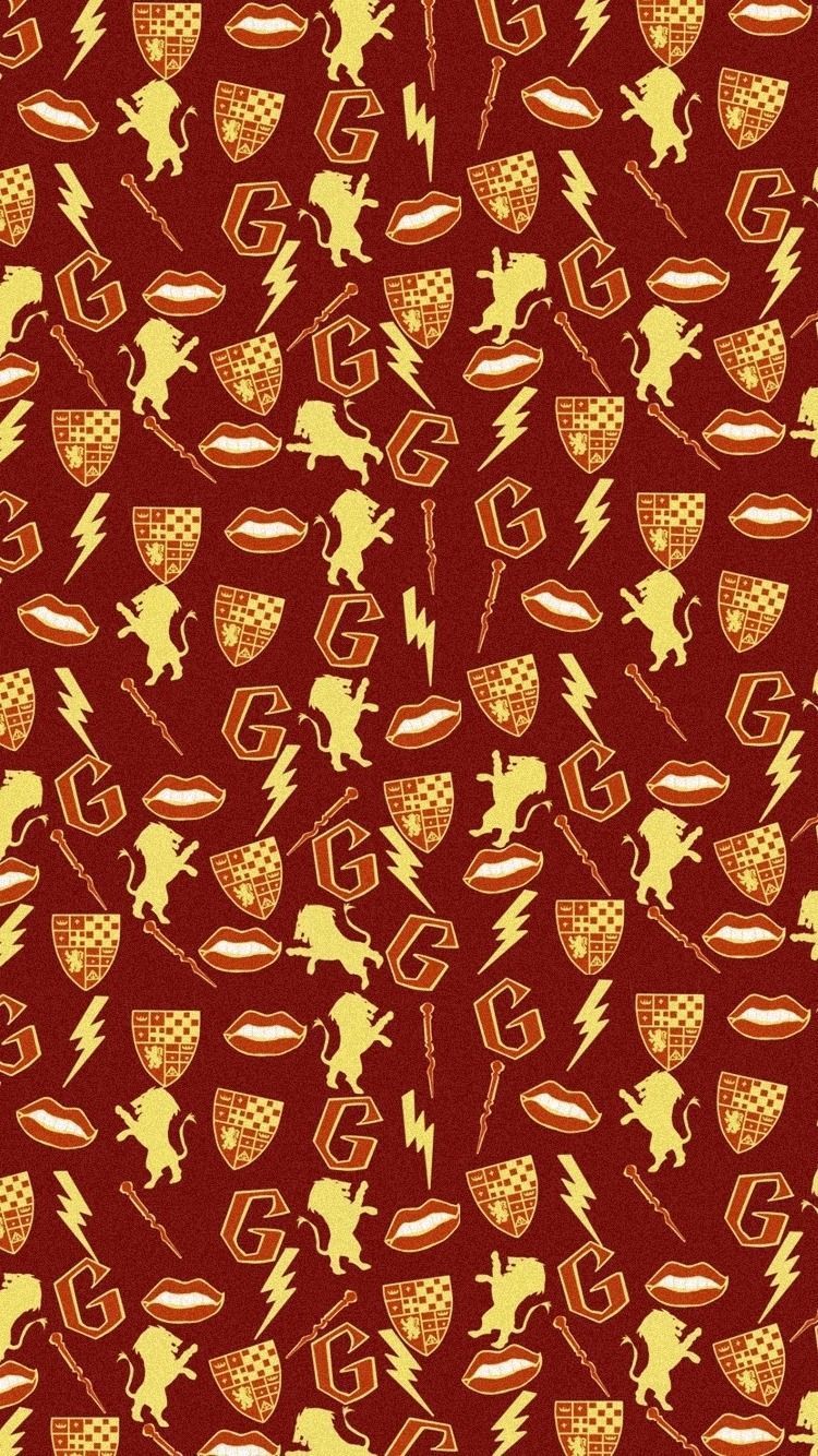 Harry Potter Pattern Phone Wallpaper