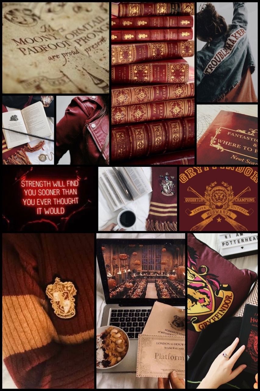 Gryffindor Collage Wallpaper