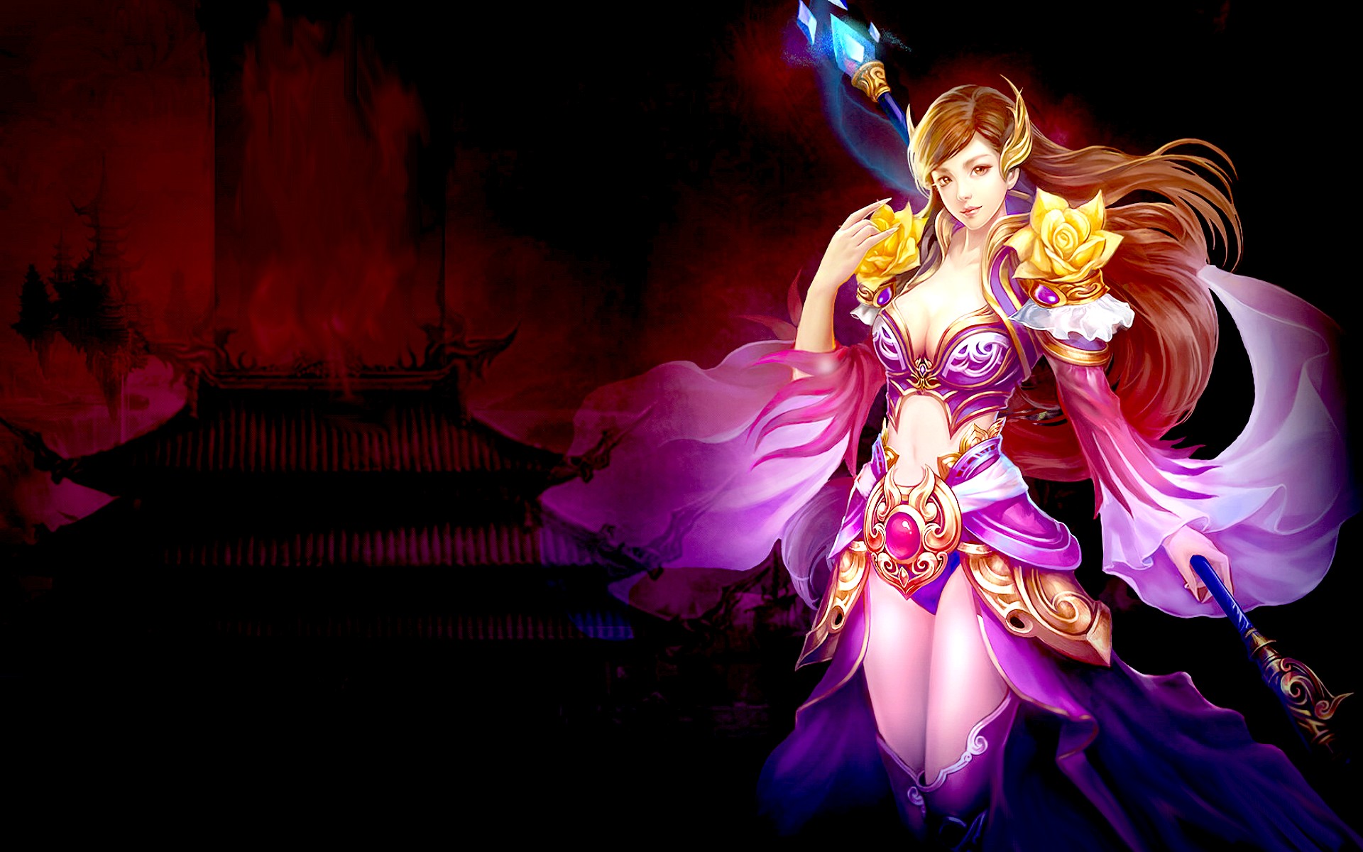 Warrior Princess Wide Wallpaper 514910, Wallpaper13.com