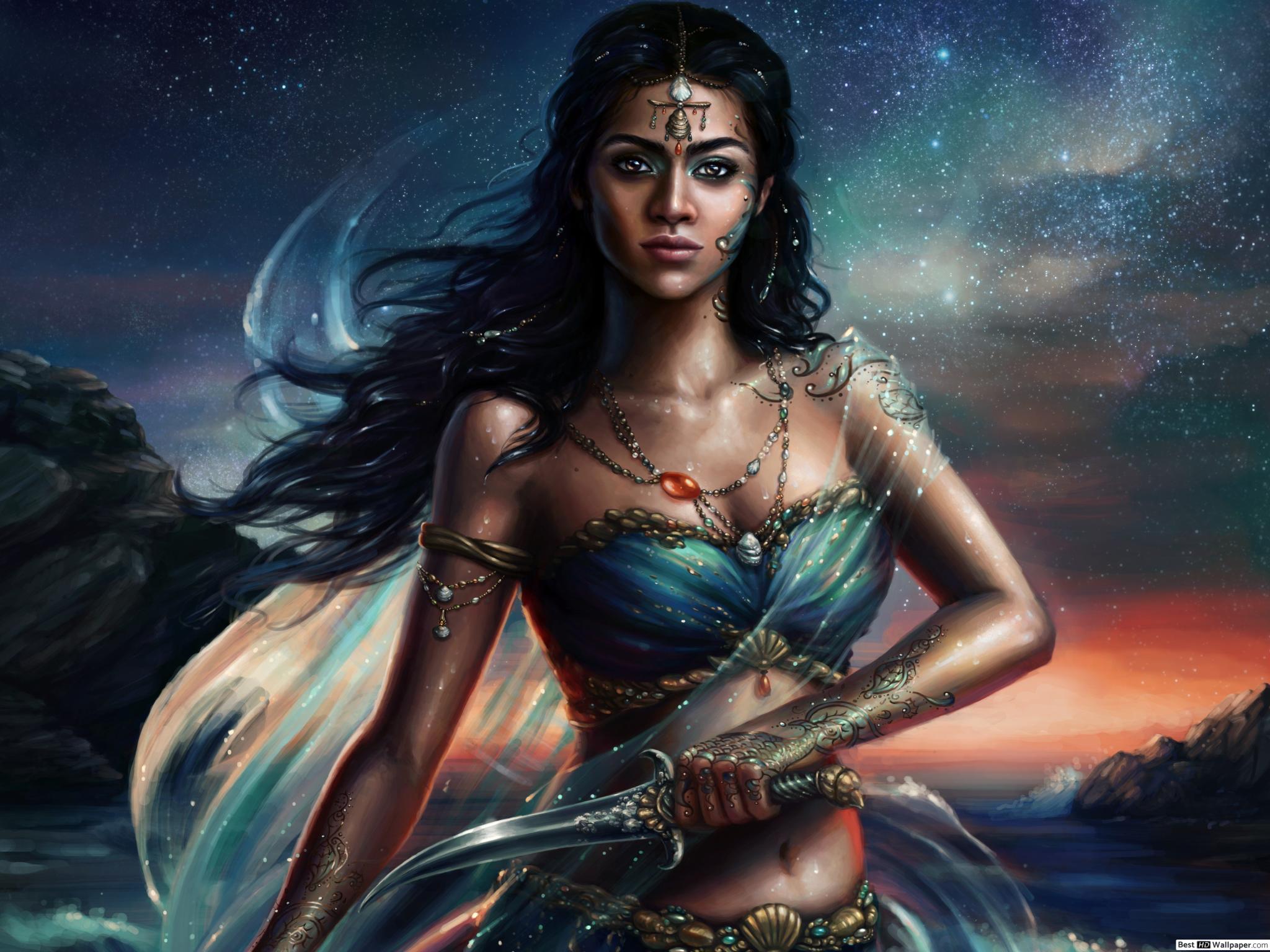 Warrior Princess HD wallpaper download