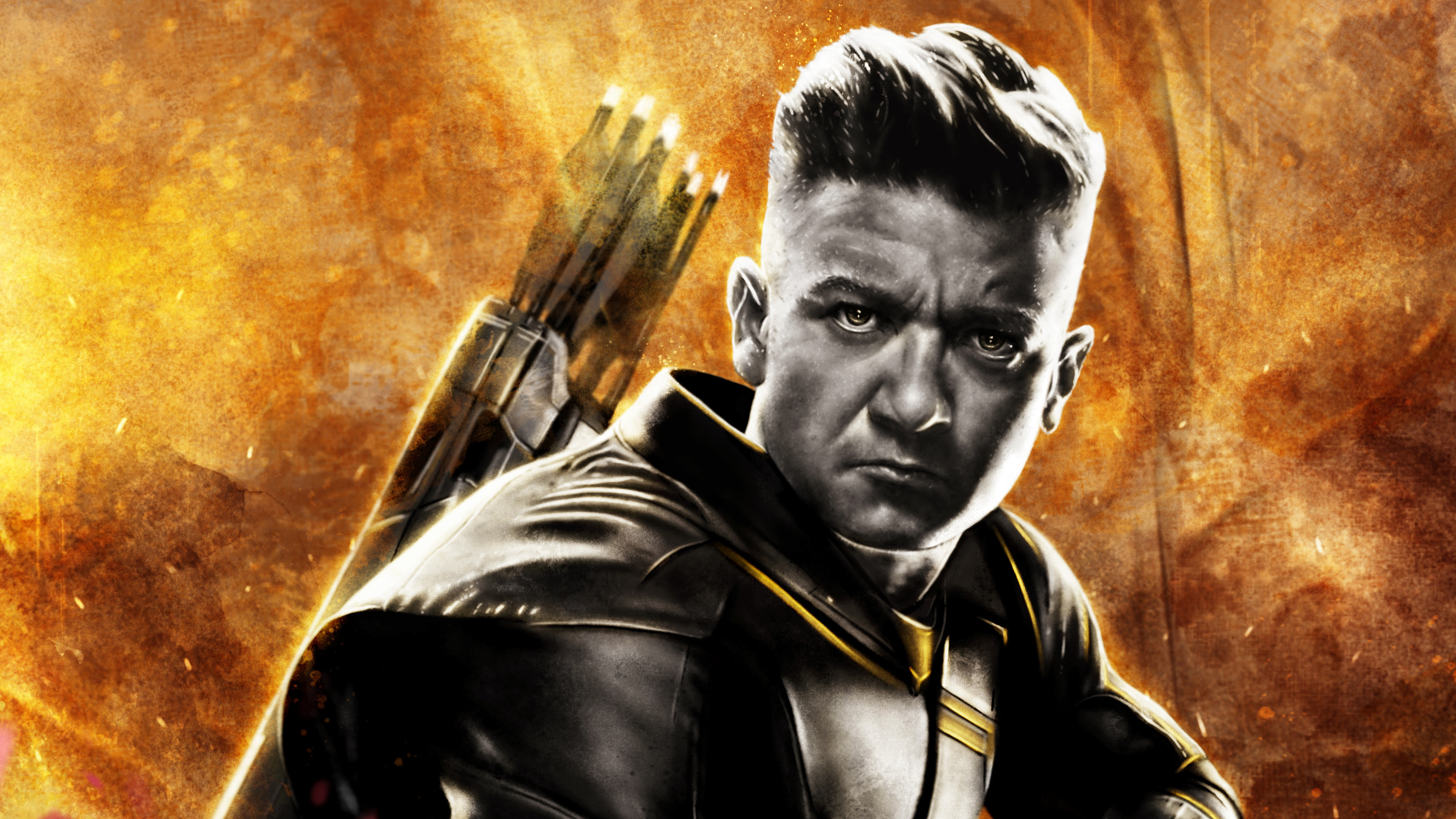 Avengers: Endgame Hawkeye 4K Wallpaper