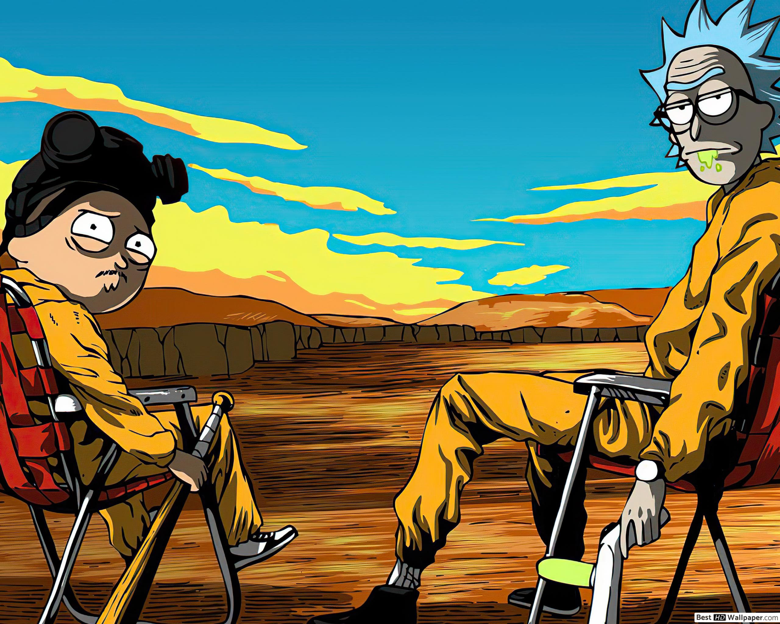 Rick and morty bad HD wallpaper download