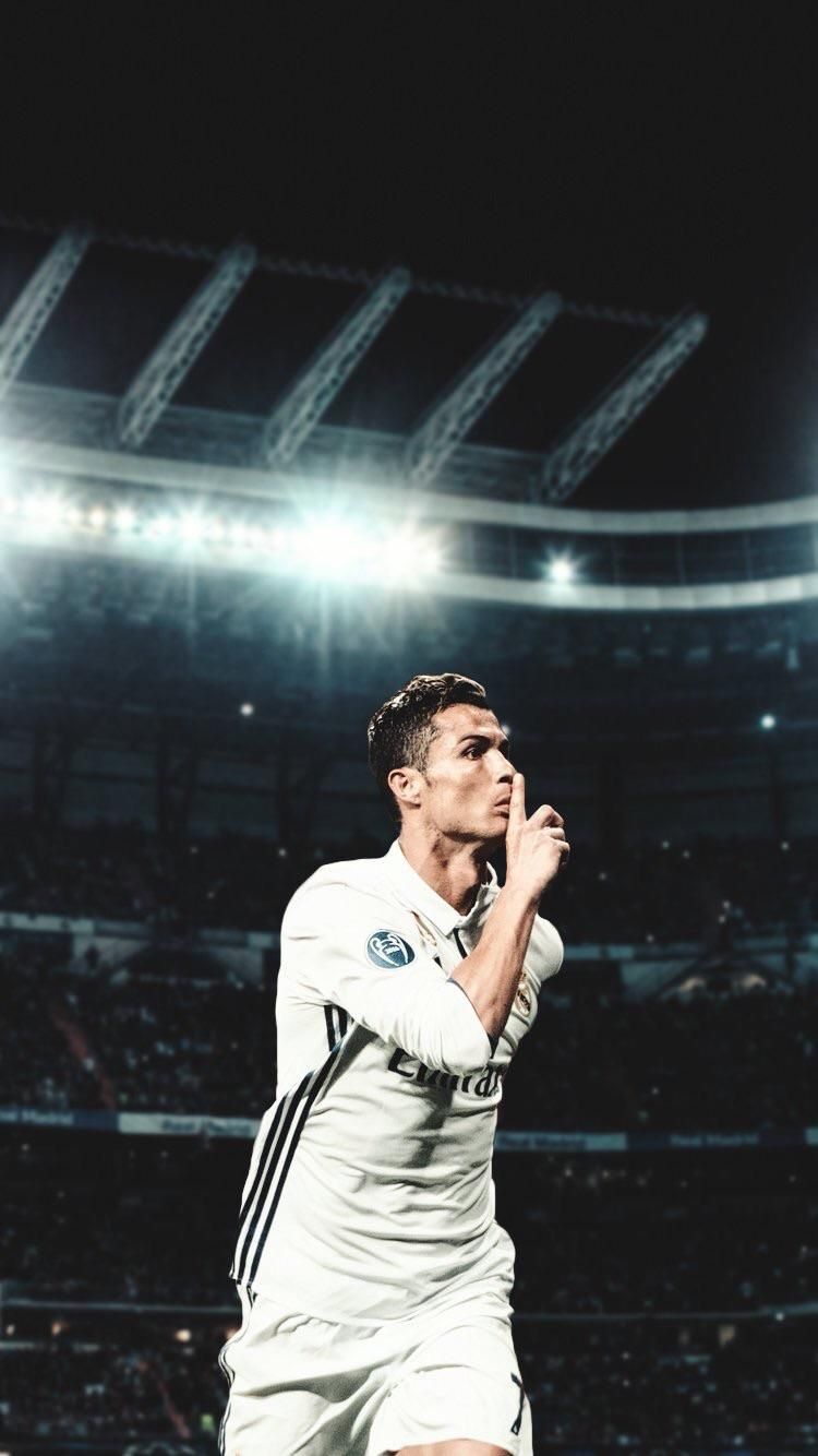 I call upon the DARTH VADOR to silence the crowd once again!!! Hala Madrid!. Cristiano ronaldo celebration, Cristano ronaldo, Real madrid cristiano ronaldo