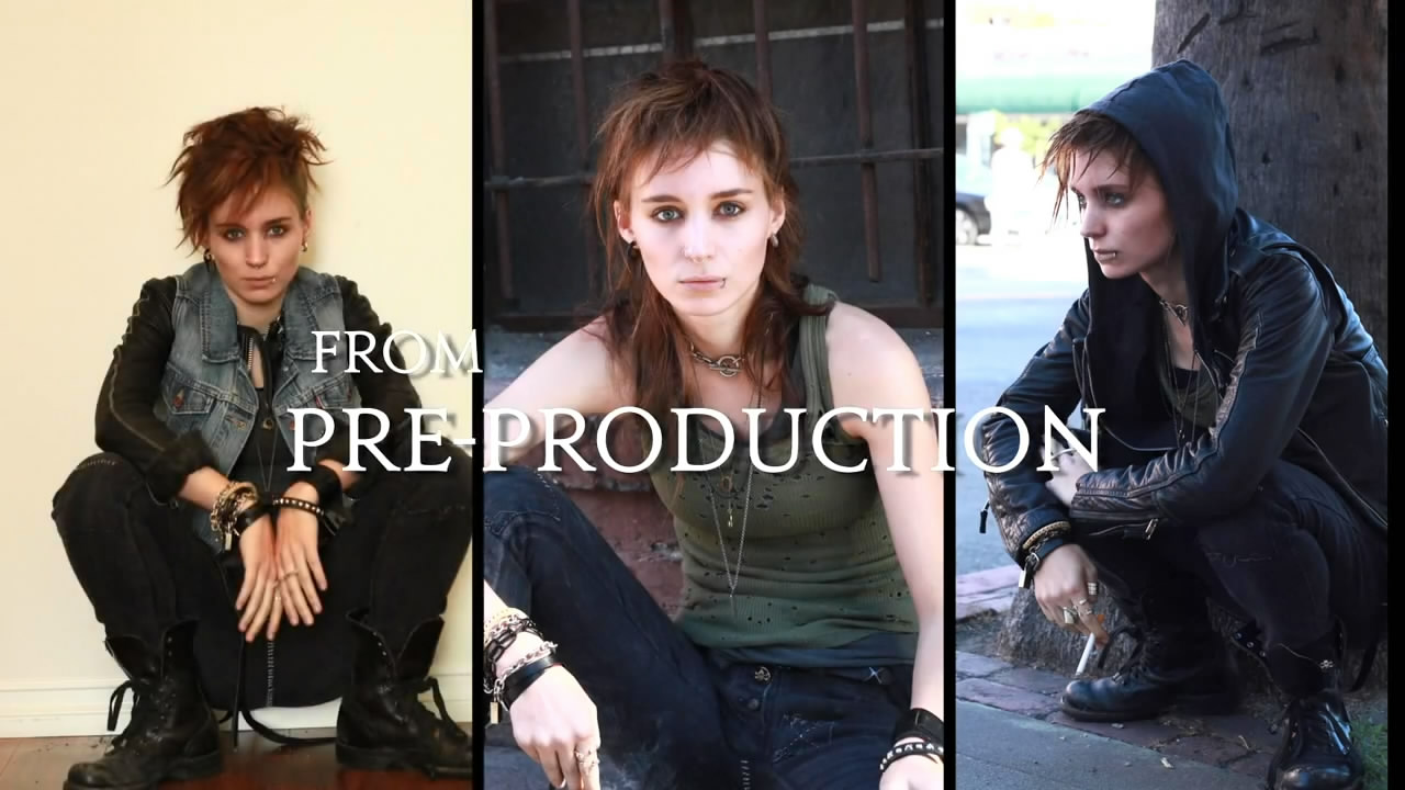Pre Production Rooney Mara As Lisbeth Salander: Movies