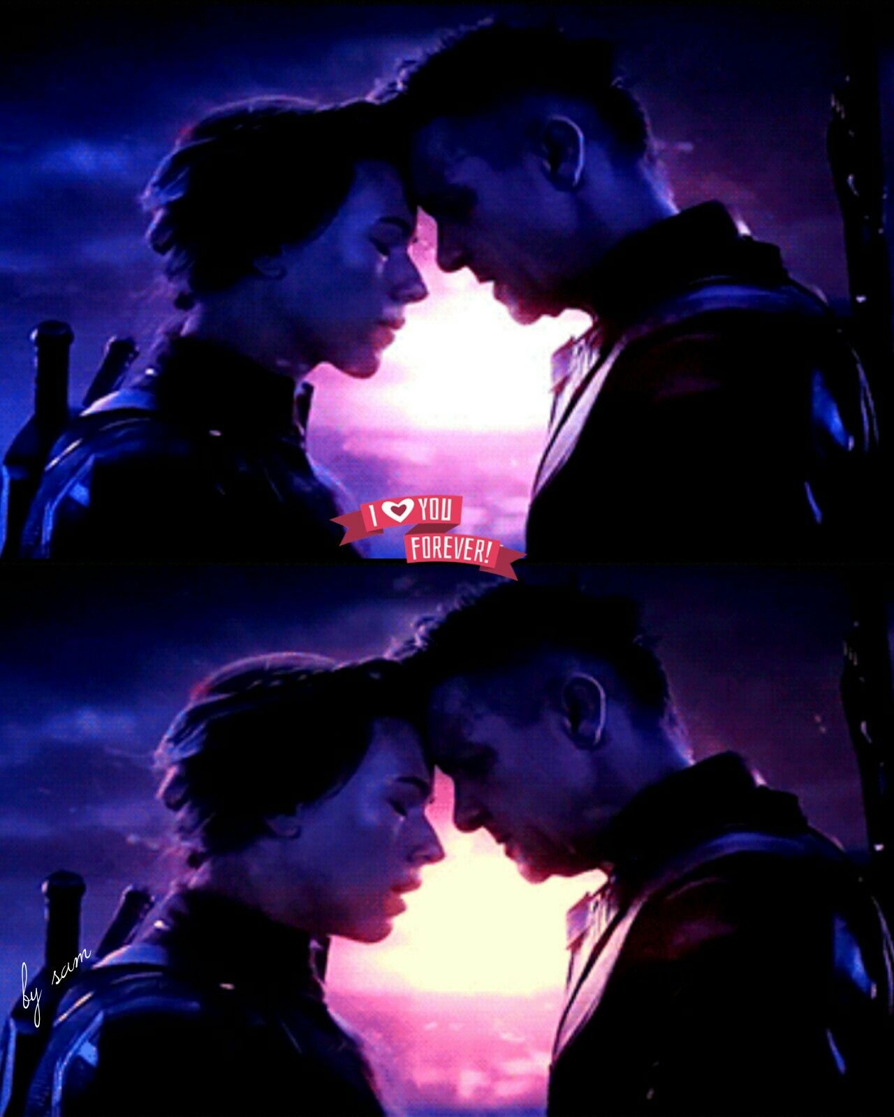 Despedida de clint and nat in endgame♡. Clint, Clint barton, Best hero