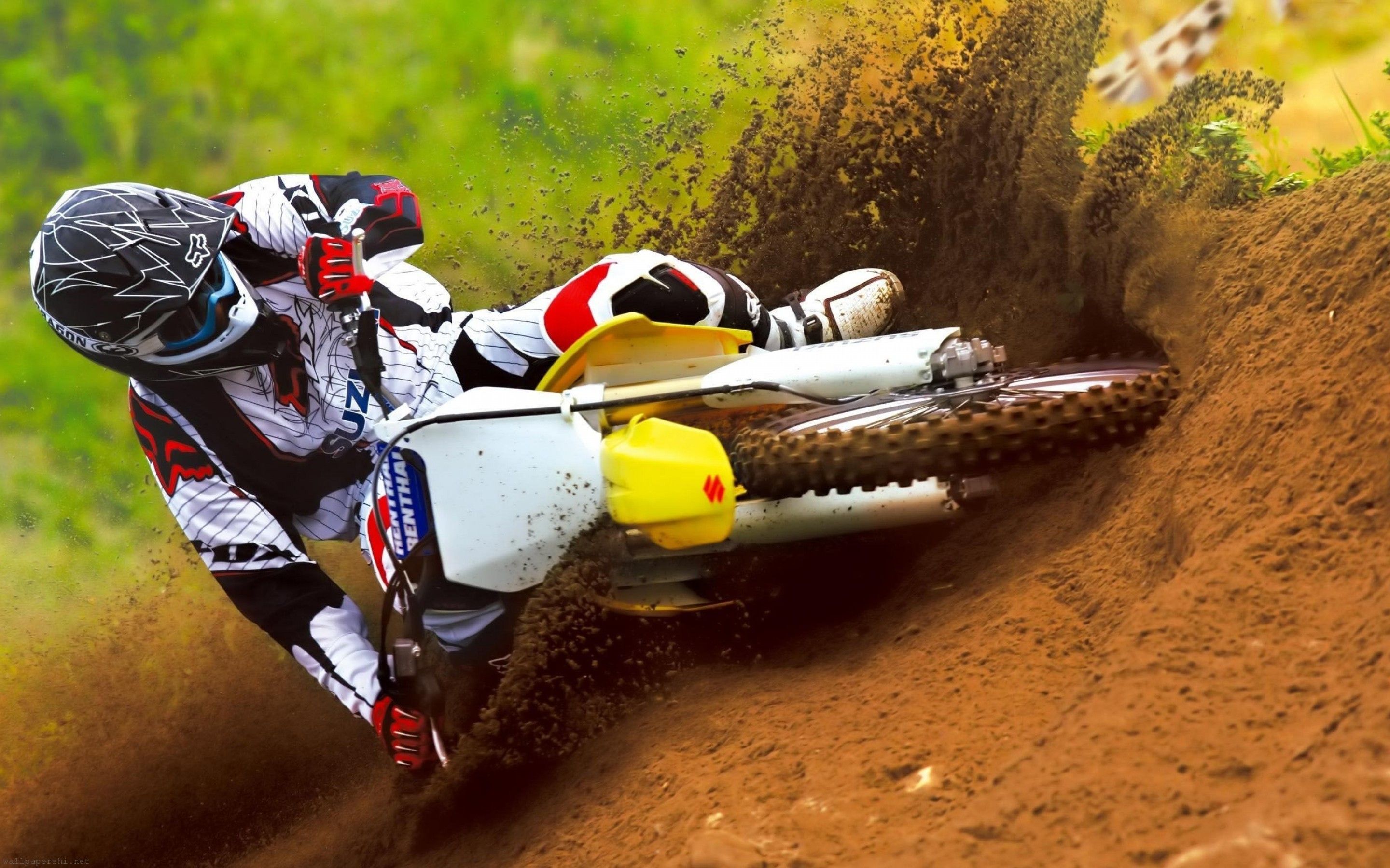 Suzuki Dirt Bike Wallpaper