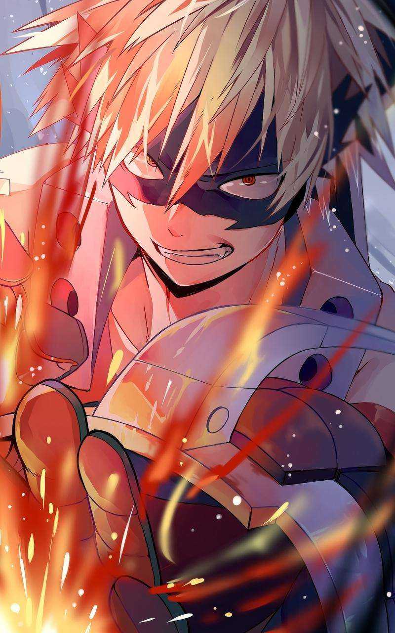 Bakugou Phone Wallpaper