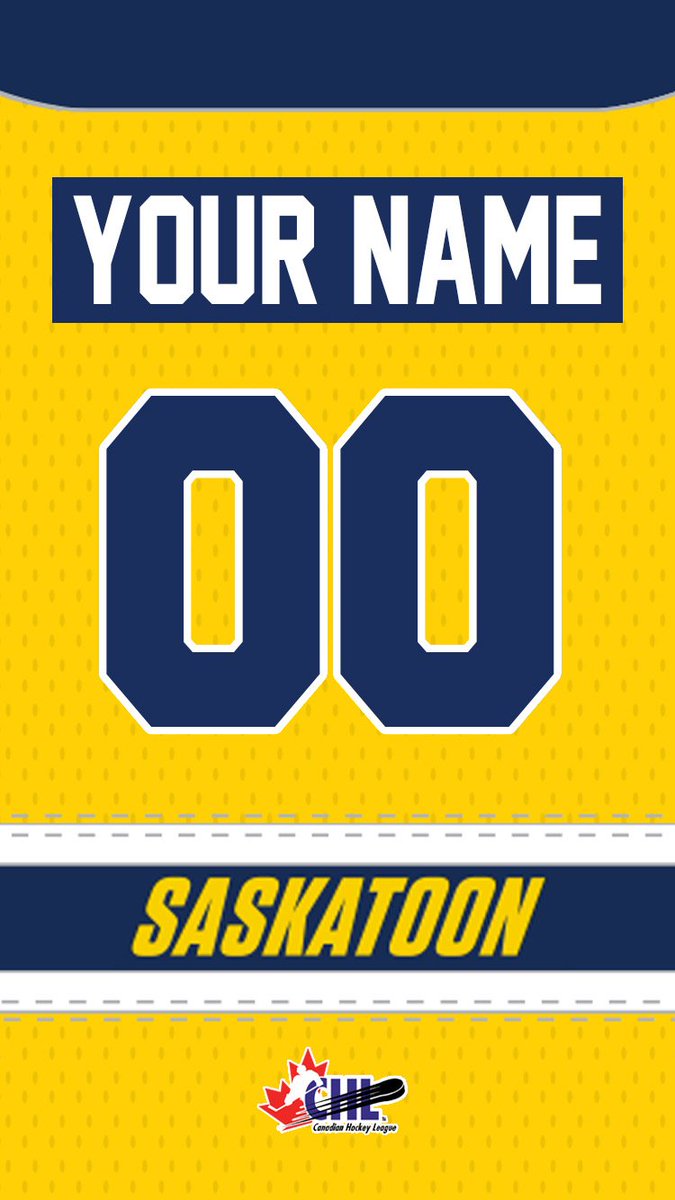 Saskatoon Blades WEDNESDAY: From now until 1:30pm we will be taking requests for custom jersey wallpaper in our Blue and Yellow styles. Here's how it works