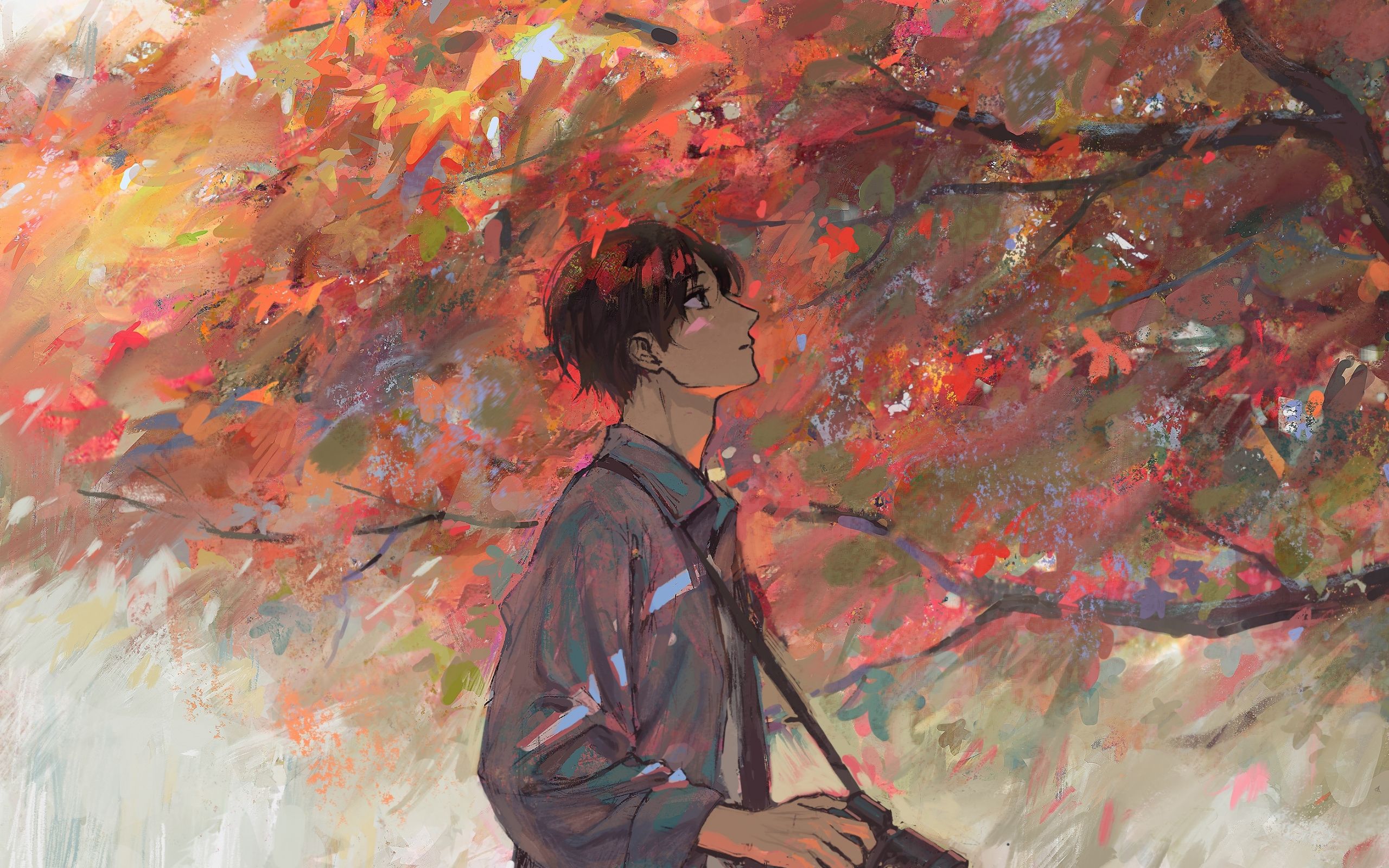 Autumn Anime Wallpaper Free Autumn Anime Background